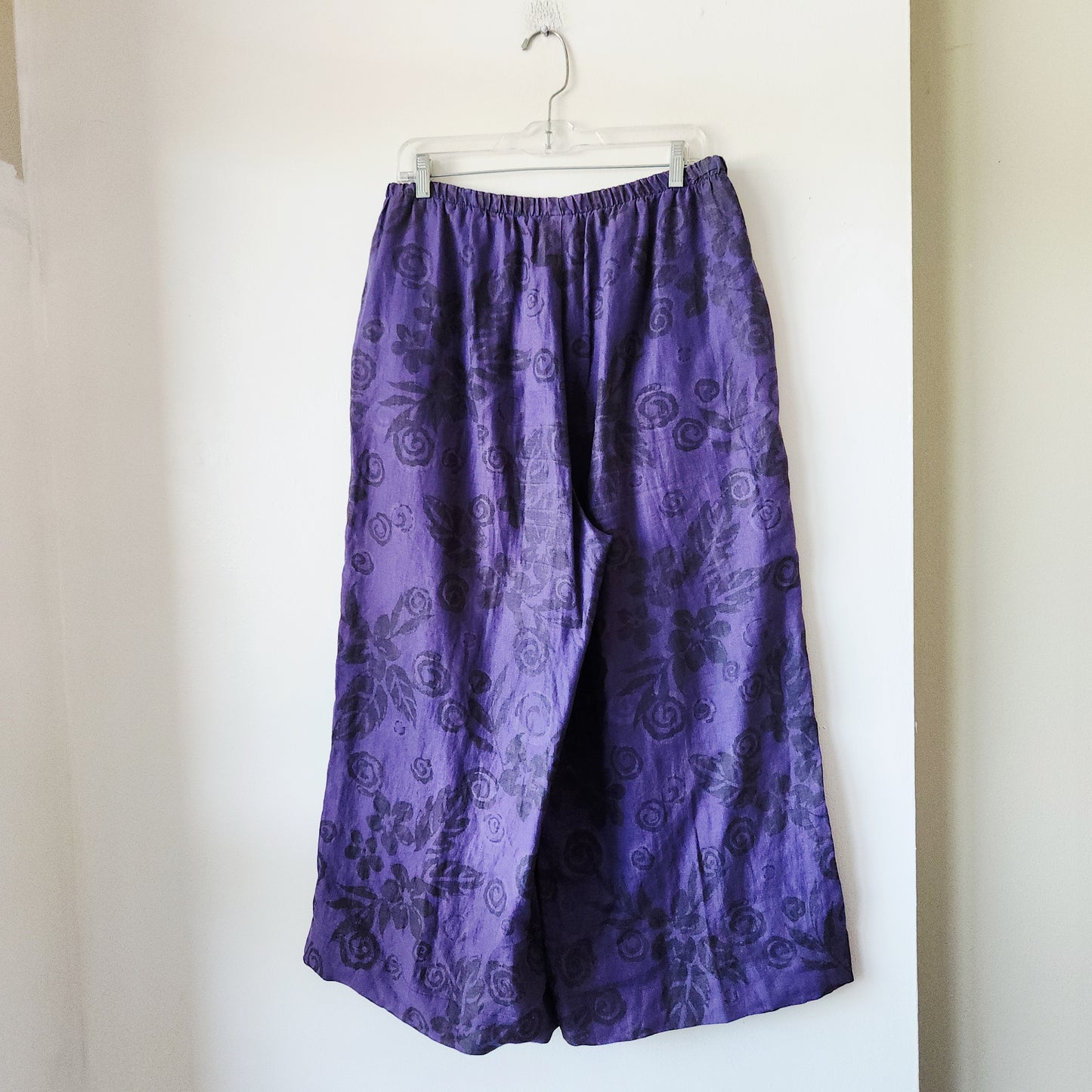 Match Point Wide Leg Pull On Pants - L