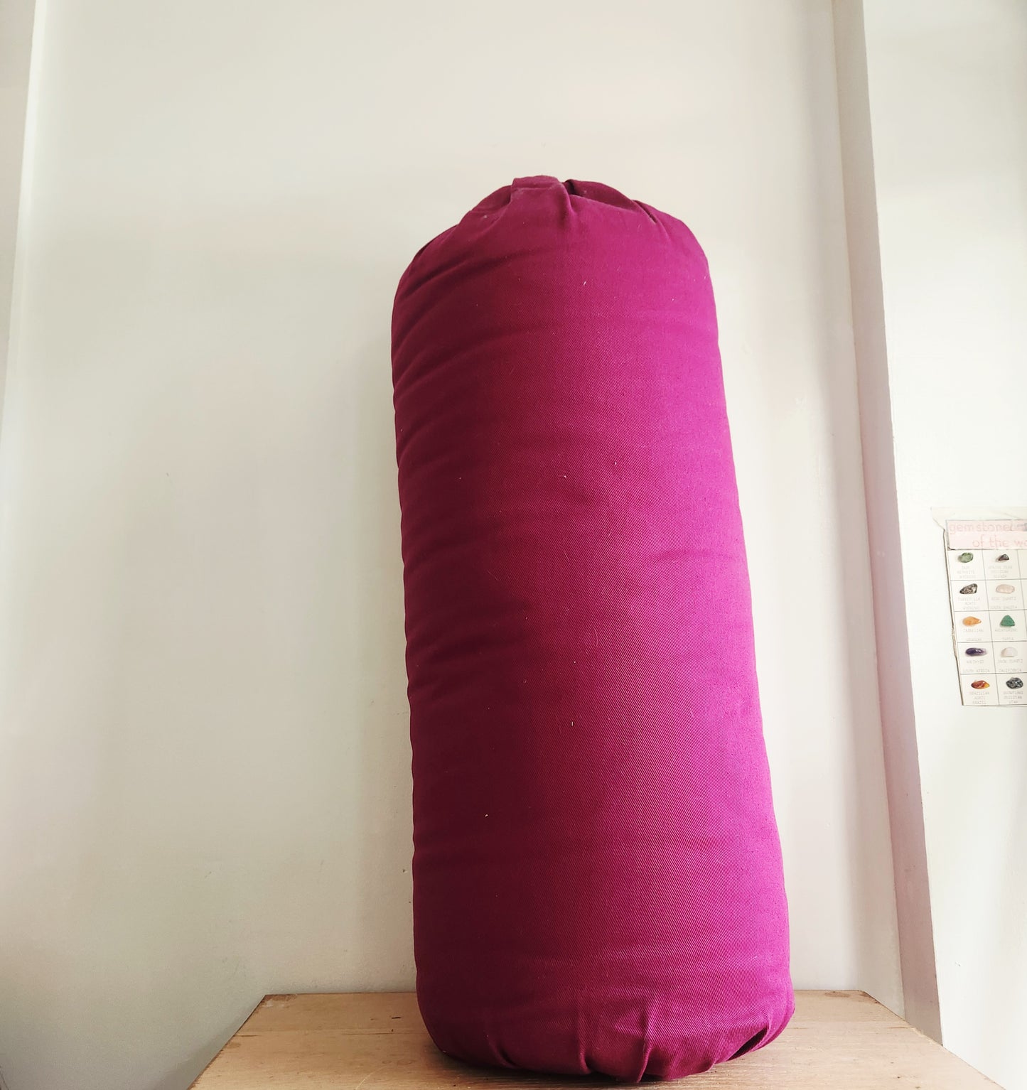 Yoga Round Magenta Bolster