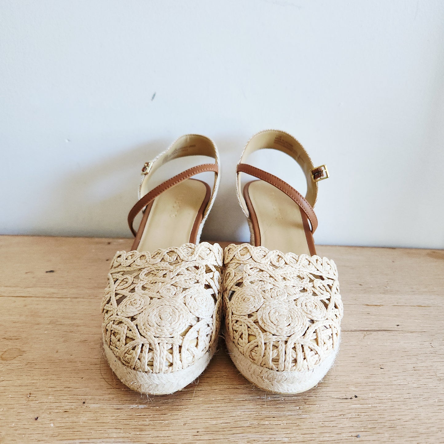 Talbots Espadrille Wedges - size 7.5