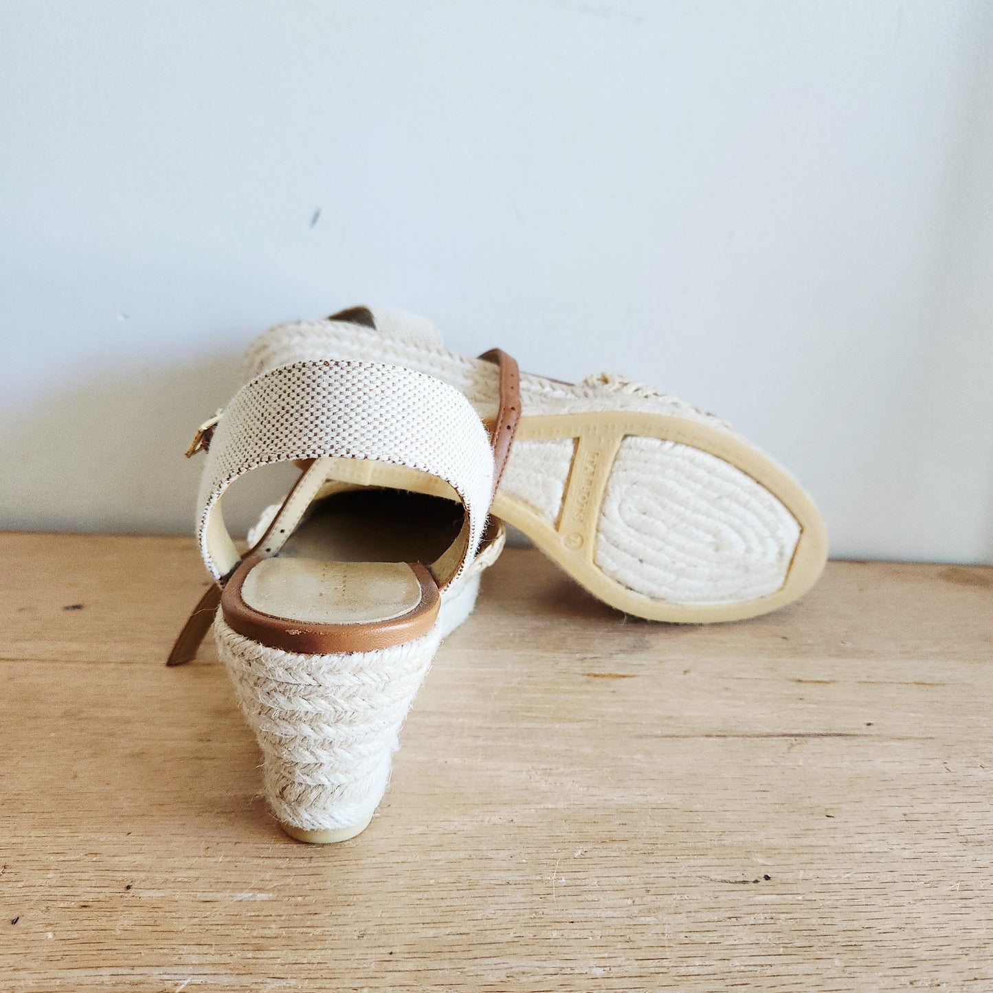 Talbots Espadrille Wedges - size 7.5