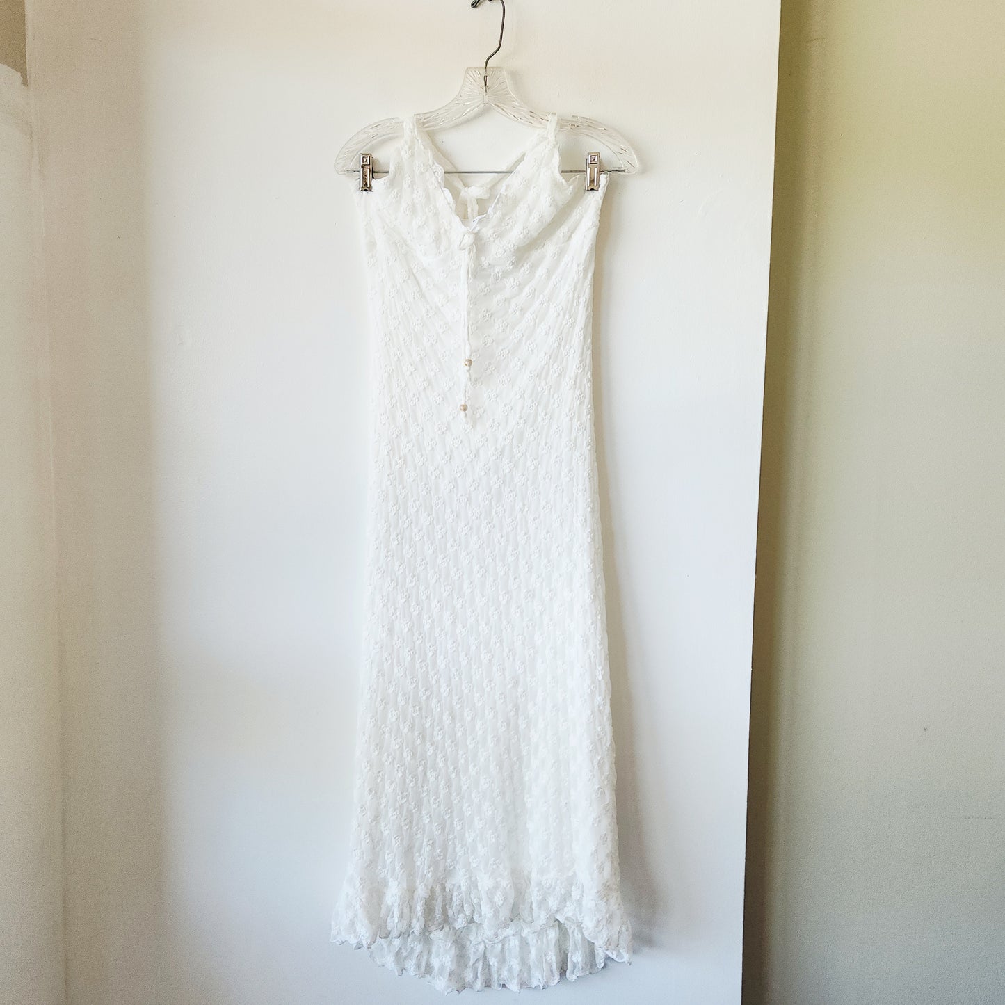 Kirious Lace Overlay Halter Dress - L - New