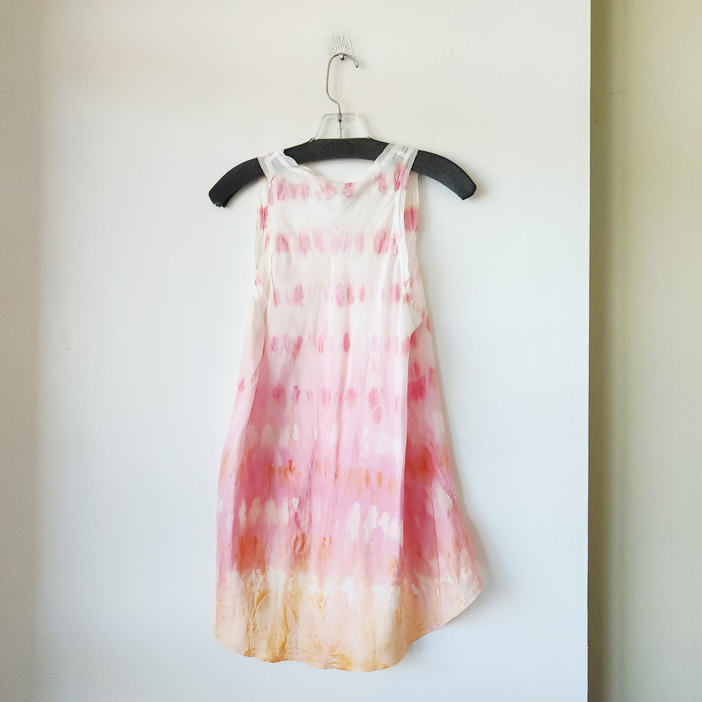 Match by Marika Charles 100% Silk Tie Dye Racerback Tank - size 2