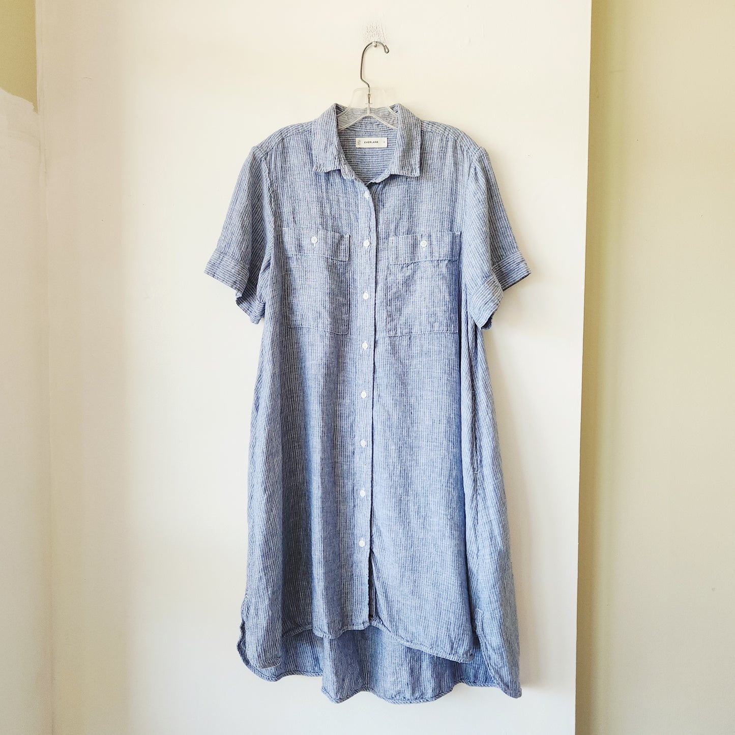 Everlane Flax Linen Shirtdress - M