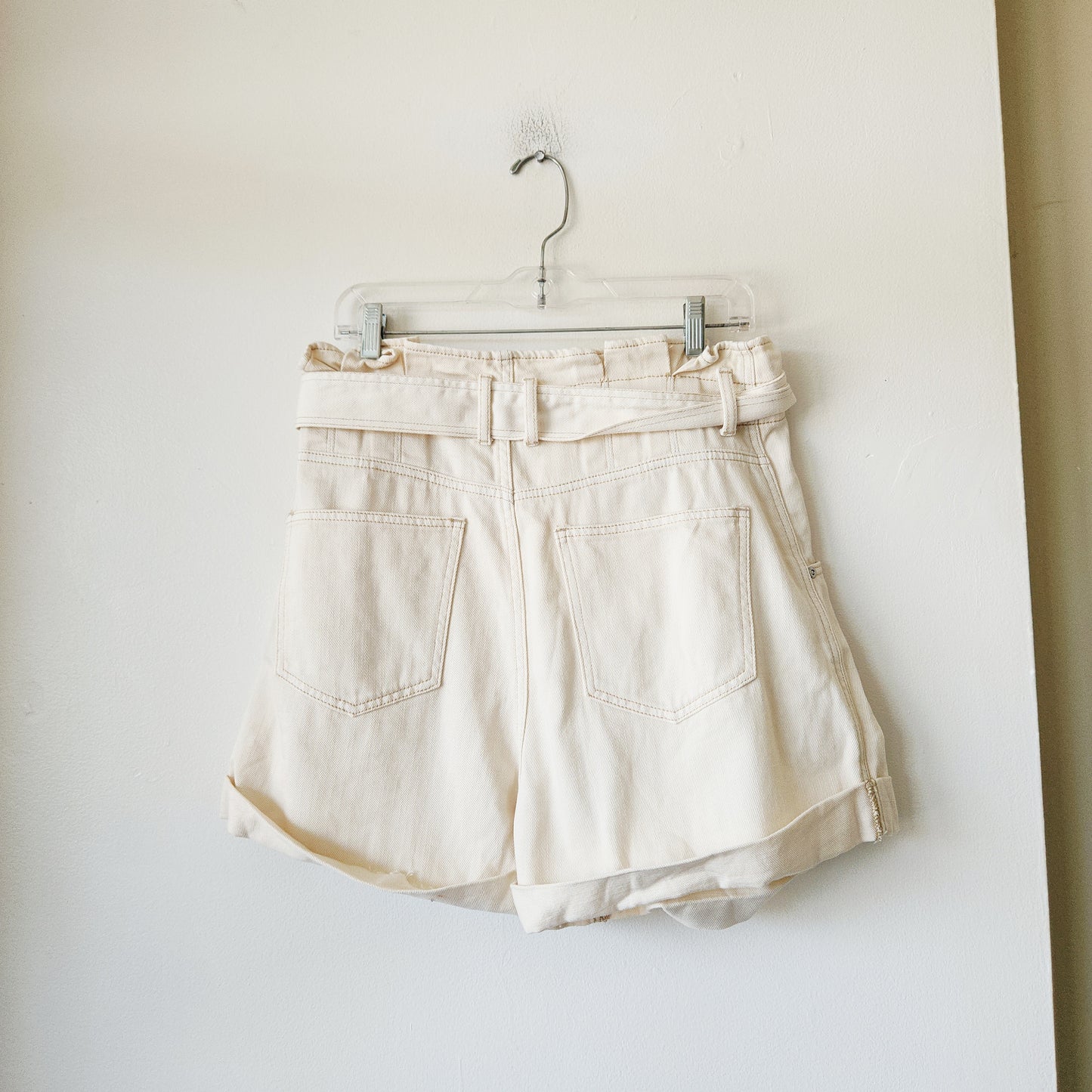 We The Free 100% Cotton Shorts with Tie Belt - M