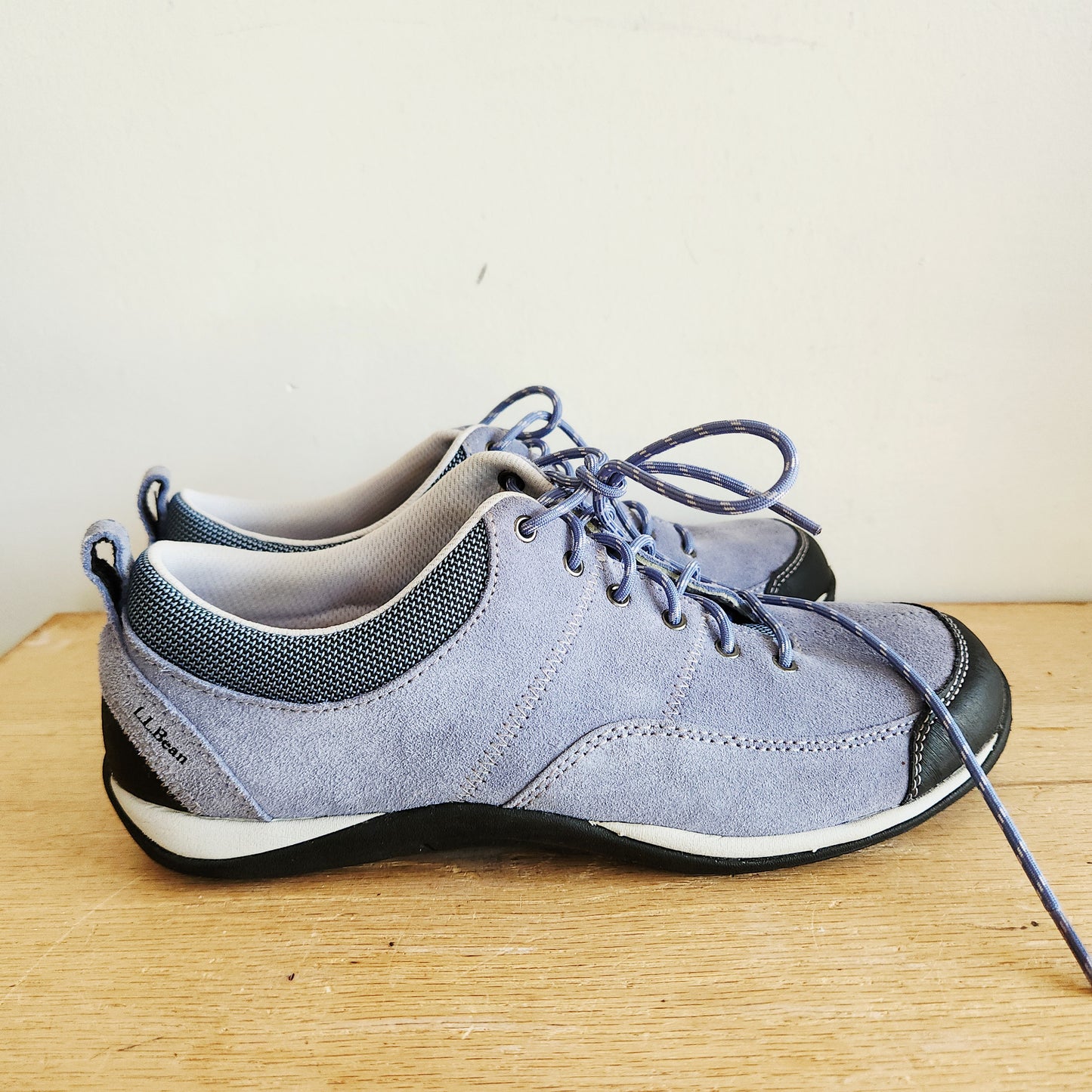 LL Bean Suede Lace Up Sneakers - size 9.5