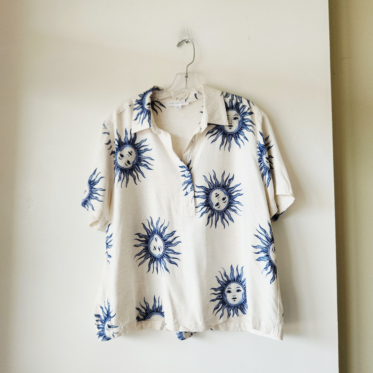 Jane & Delancey Sun Print Pullover Top - XL