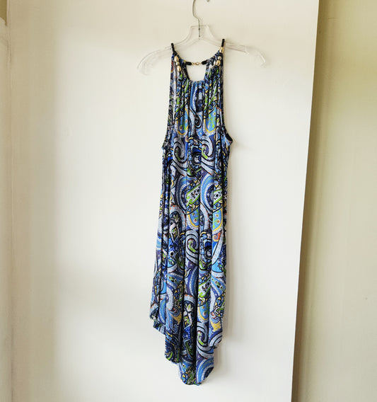 Westport Handkerchief Hem Dress with Beaded Neckline - 2X
