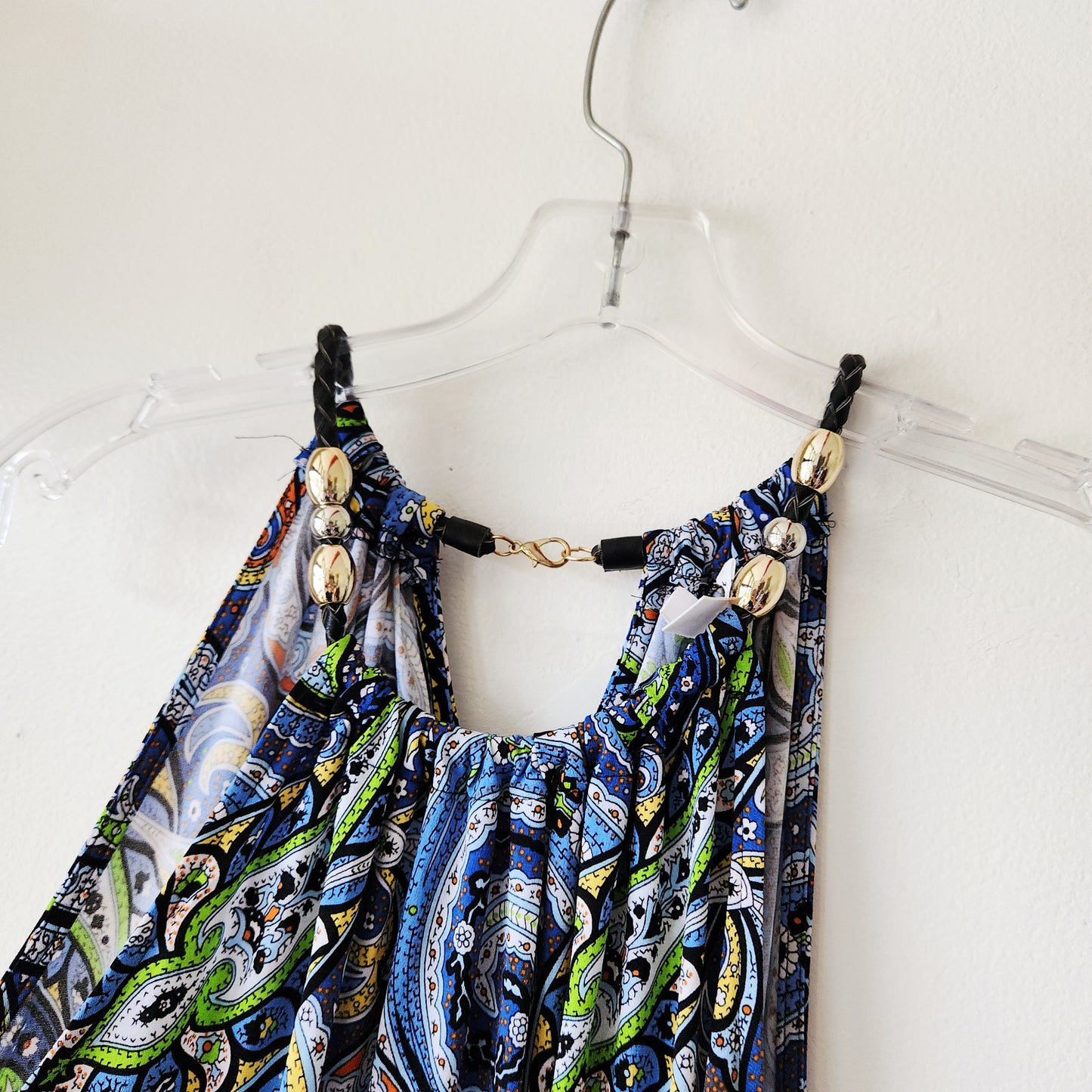 Westport Handkerchief Hem Dress with Beaded Neckline - 2X