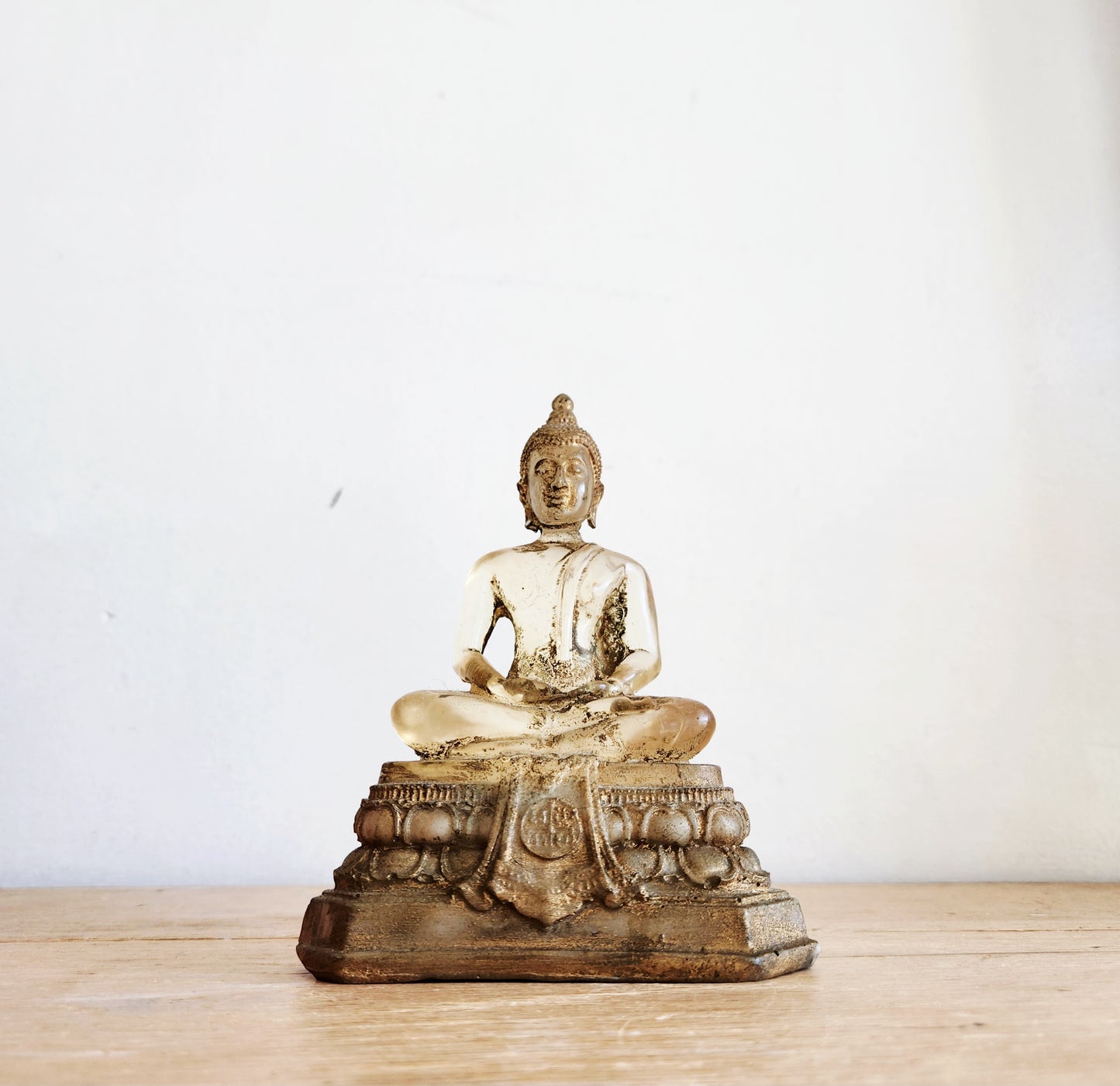 Vintage Buddha Statue Lucite