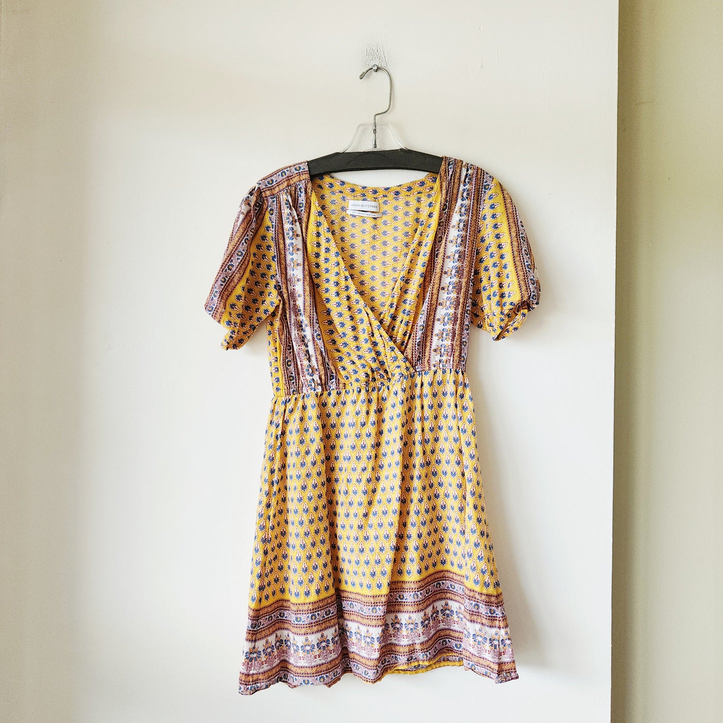 Urban Outfitters 100% Cotton Cross Over Front Dress - S