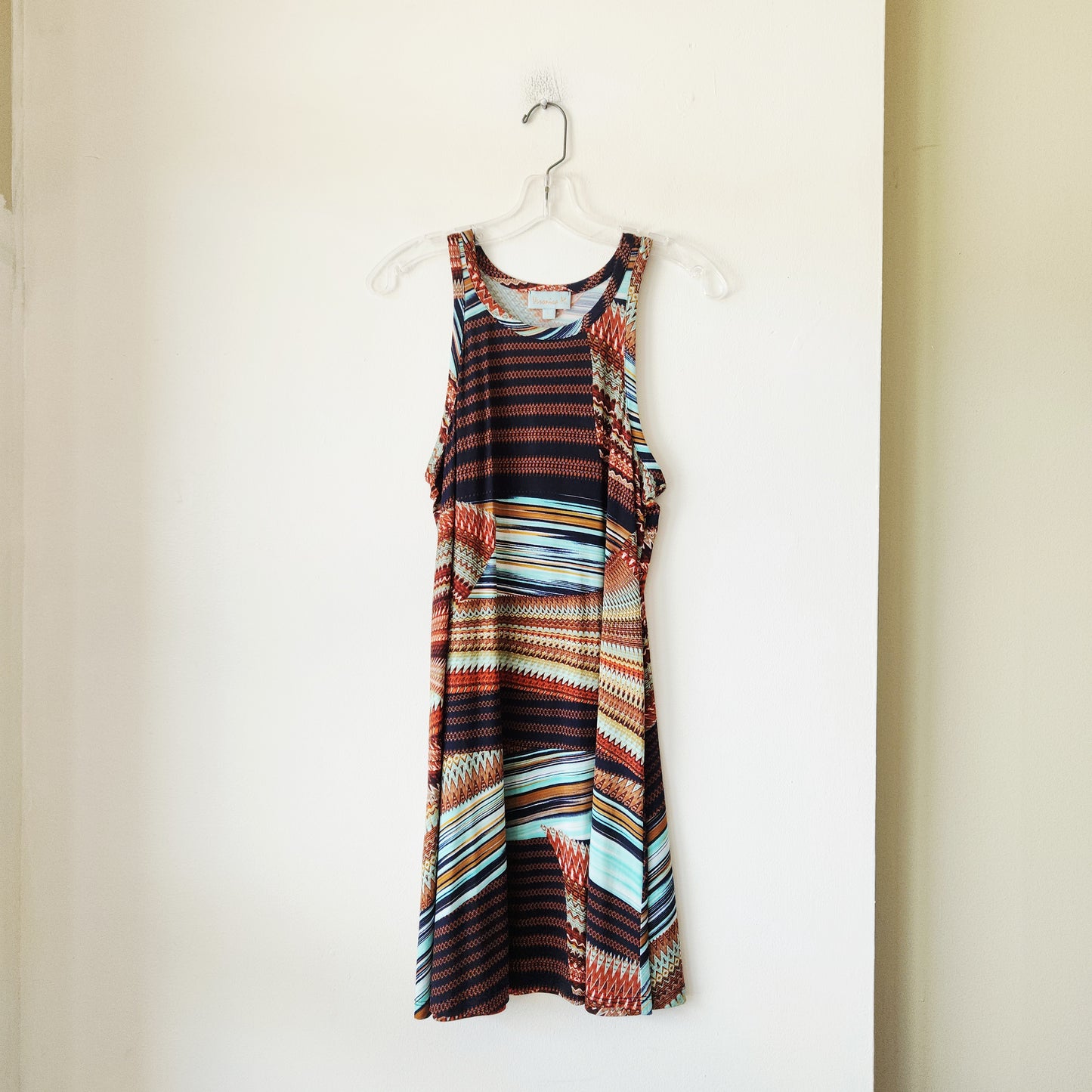 Veronica M. High Neckline Minidress - L