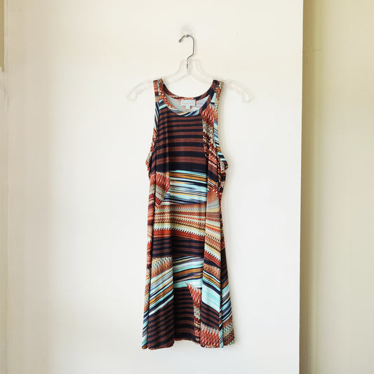 Veronica M. High Neckline Minidress - L