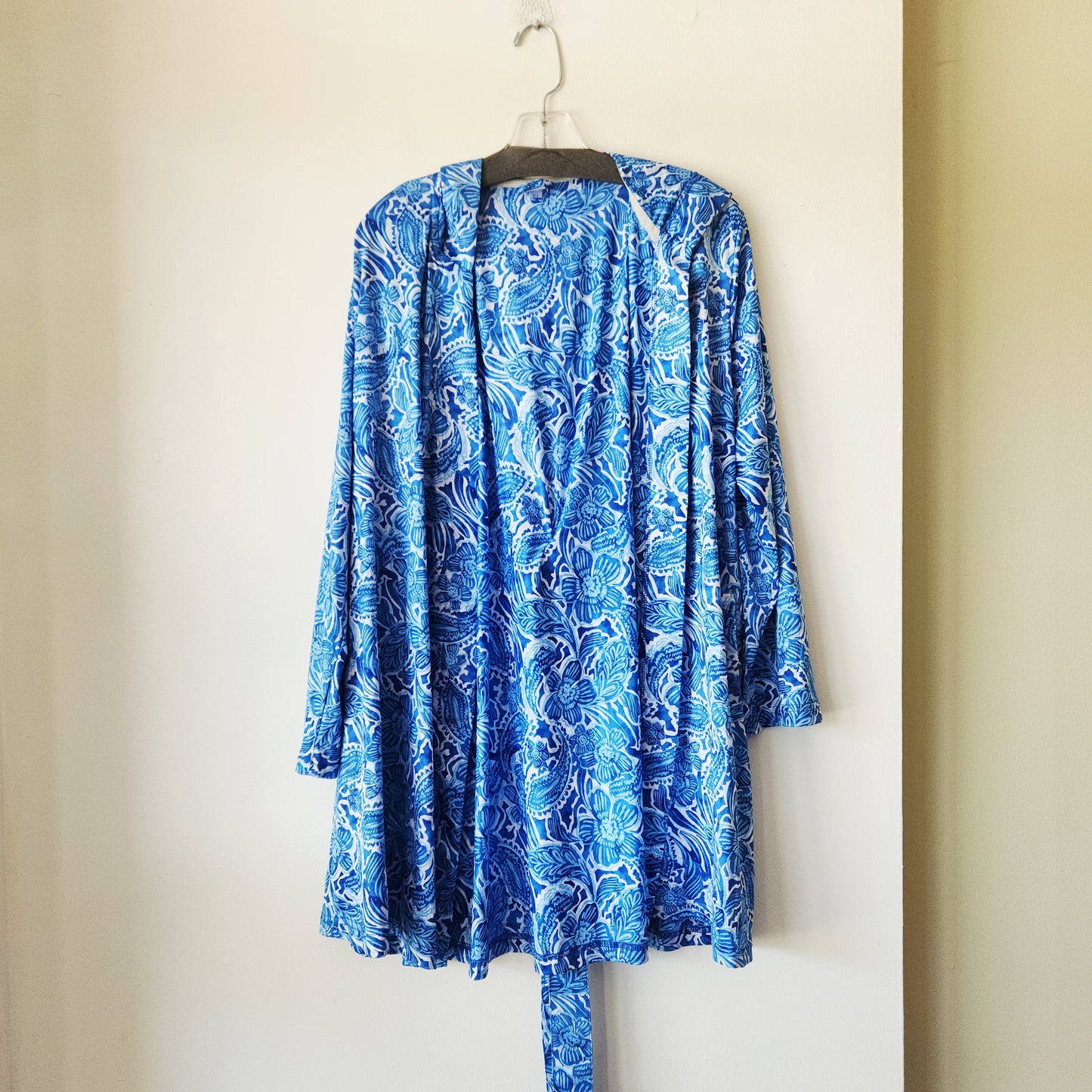 Rip Skirt Swim Cover Up with Hood & Sash Belt - XS/S