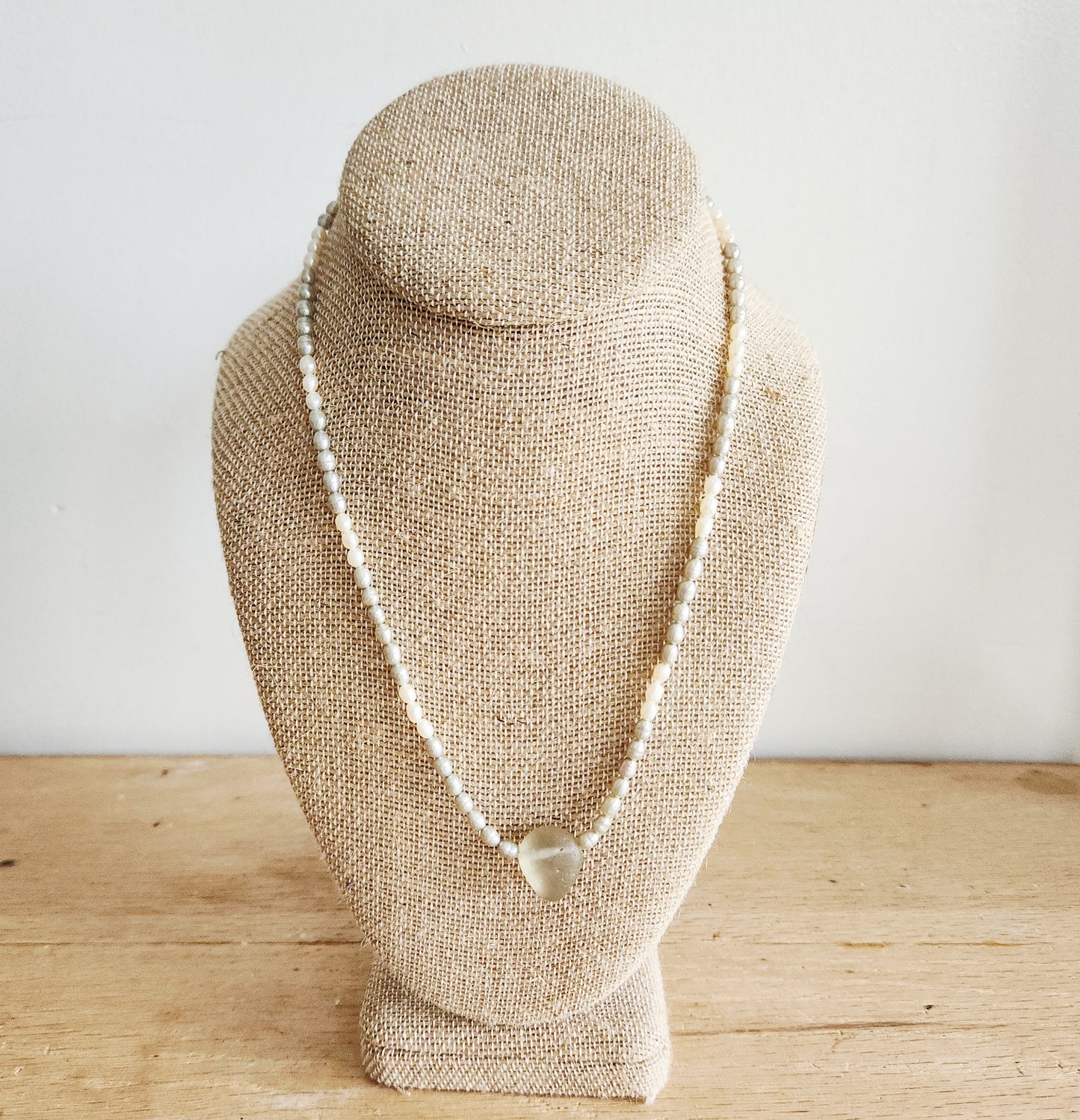 Seed Pearl Accent Necklace