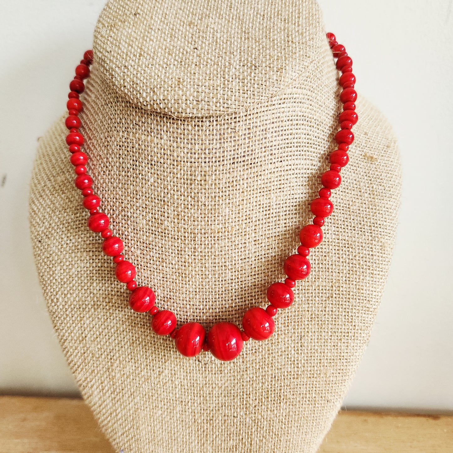 Red Bead Necklace