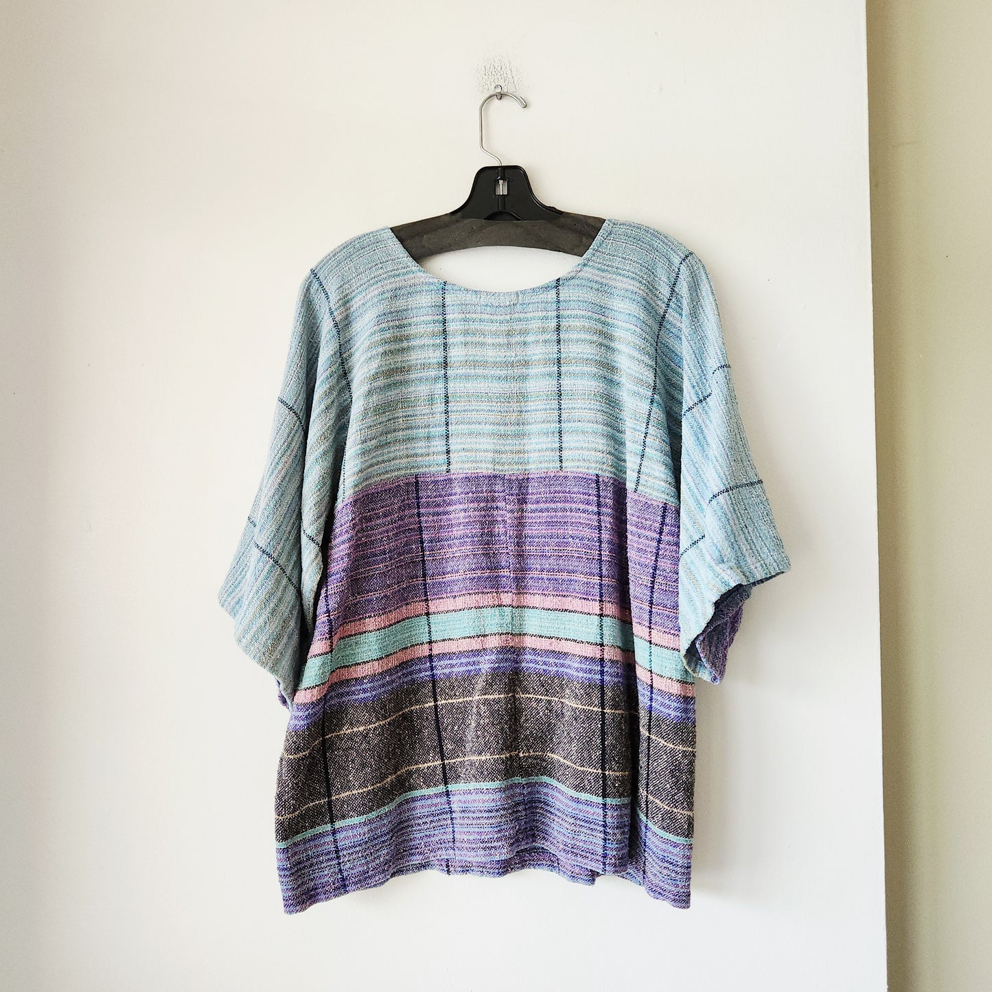 Vintage Becky Ashenden Handweavers Top - approx S - Shelburne, MA