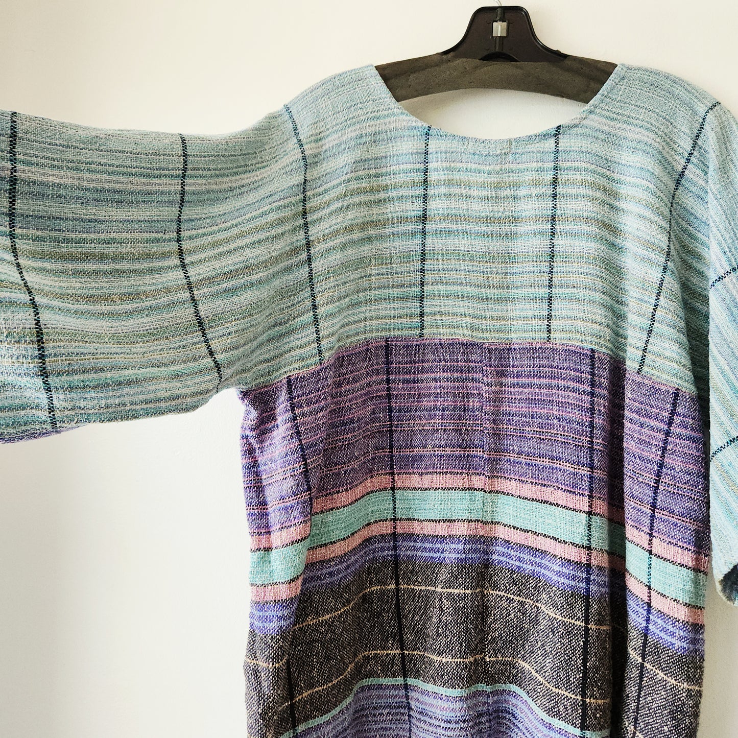 Vintage Becky Ashenden Handweavers Top - approx S - Shelburne, MA