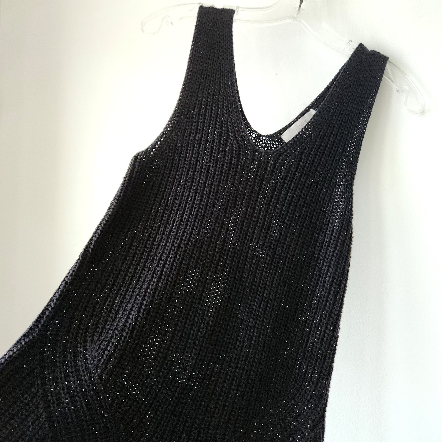 LOFT Black Knit Tank - M