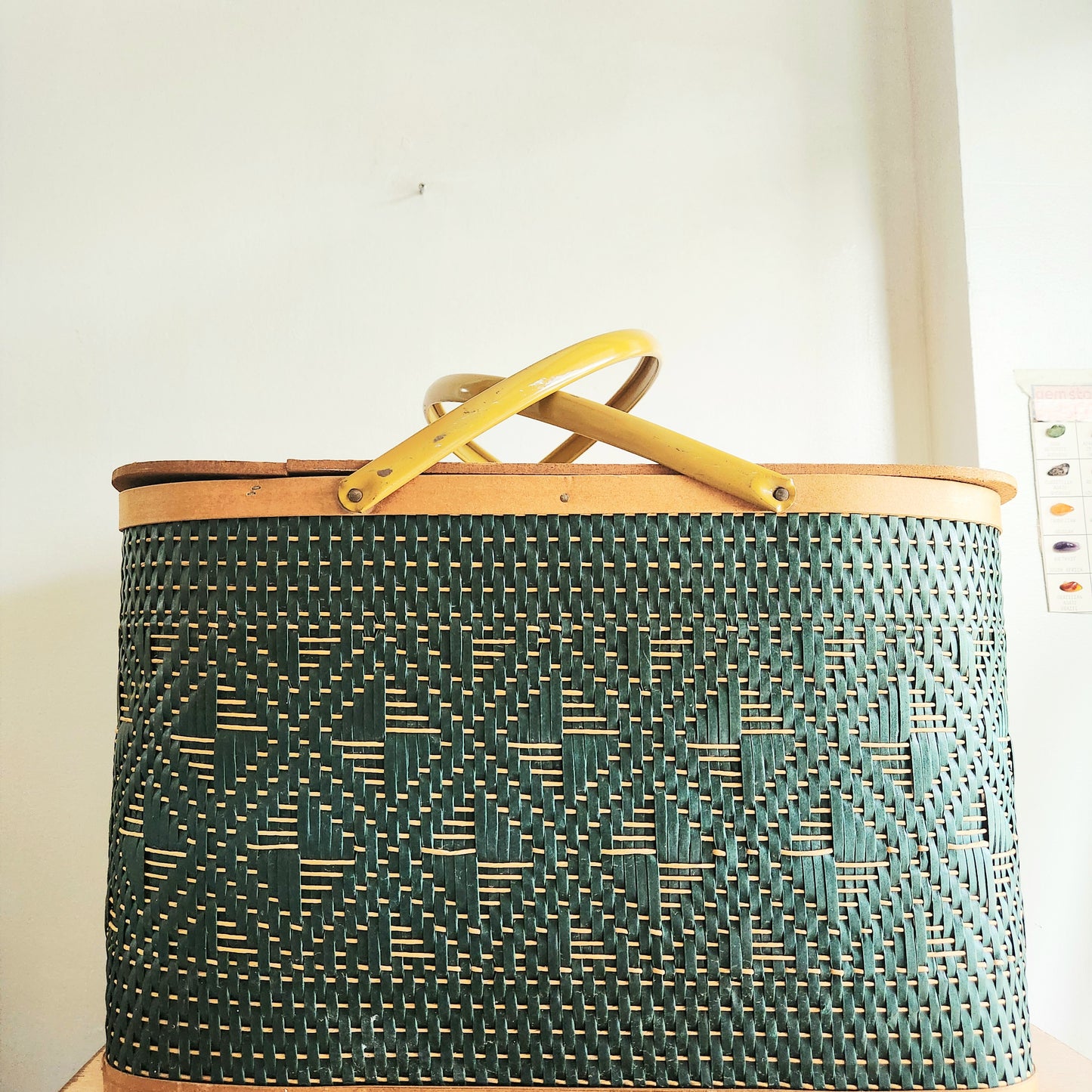 Vintage Burlington Picnic Basket large