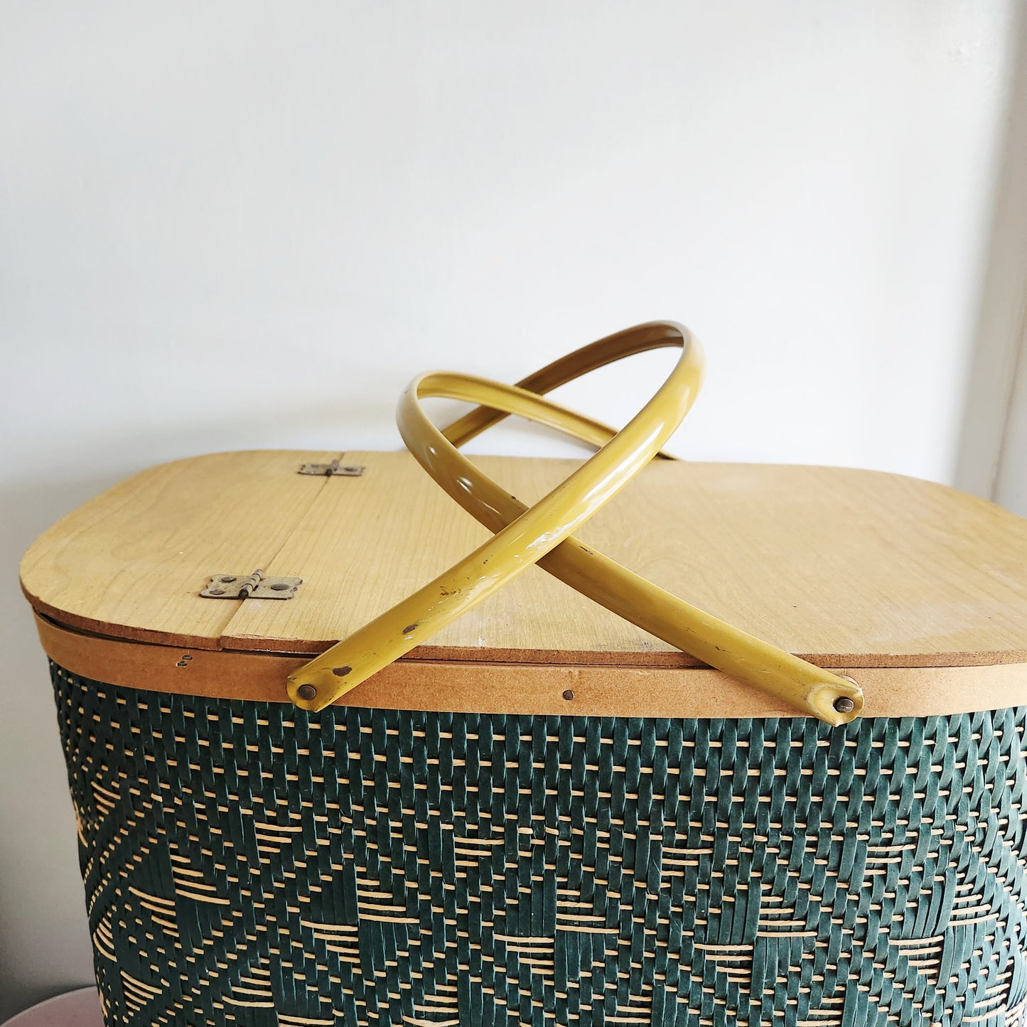 Vintage Burlington Picnic Basket large