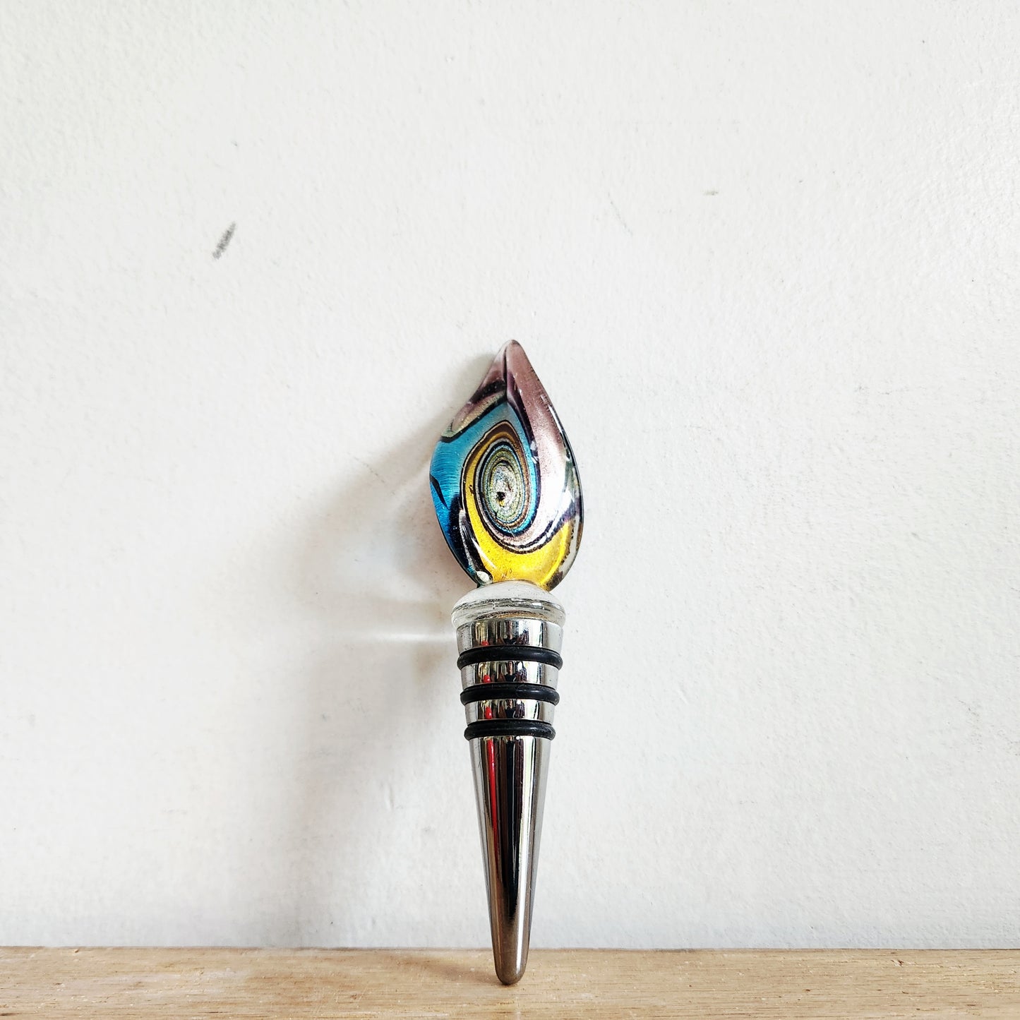 Art Glass Wine Bottle Stopper