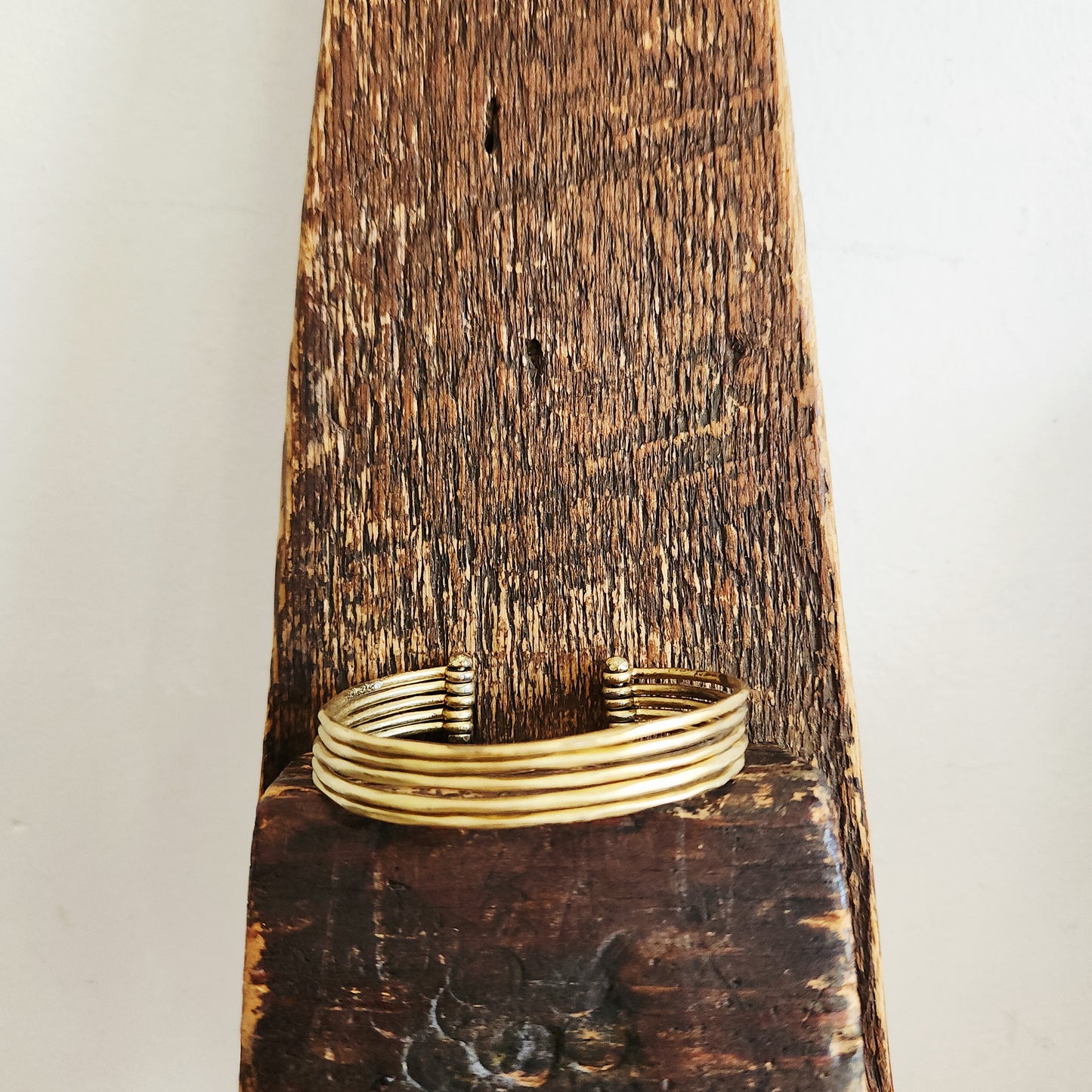 Brass Stacked Cuff