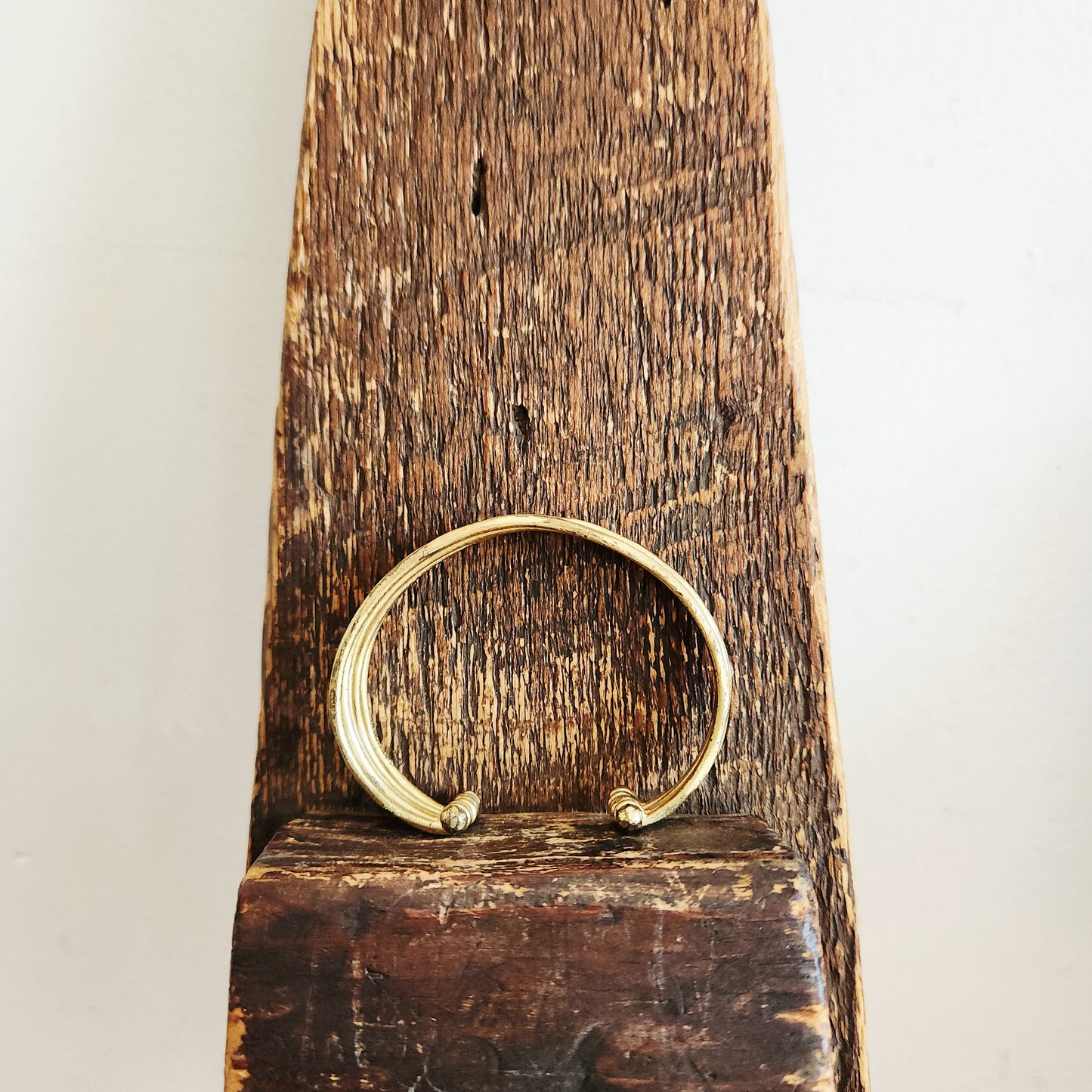 Brass Stacked Cuff