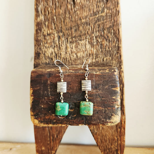 Polished Stone Earrings