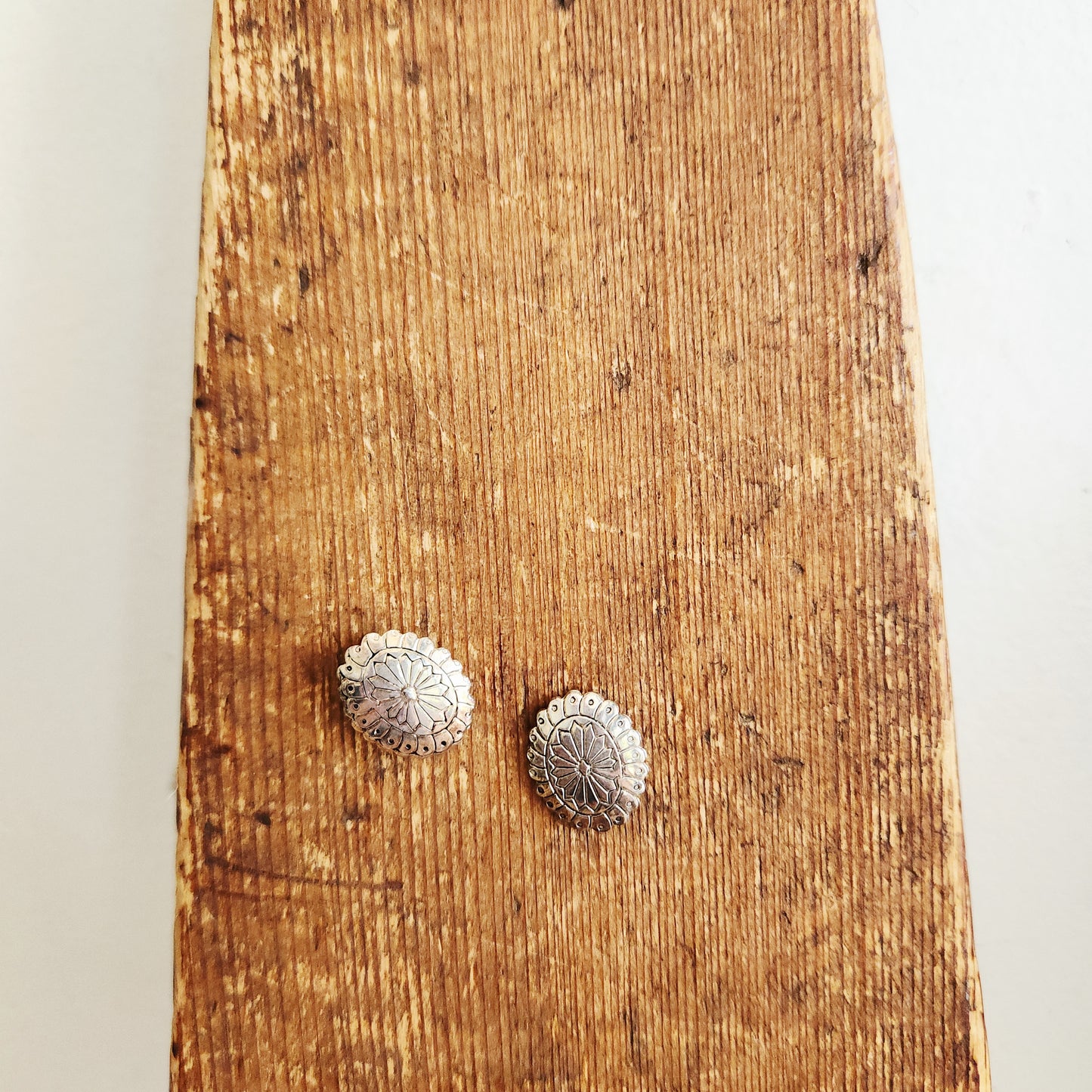 Silvertone Stud Earrings