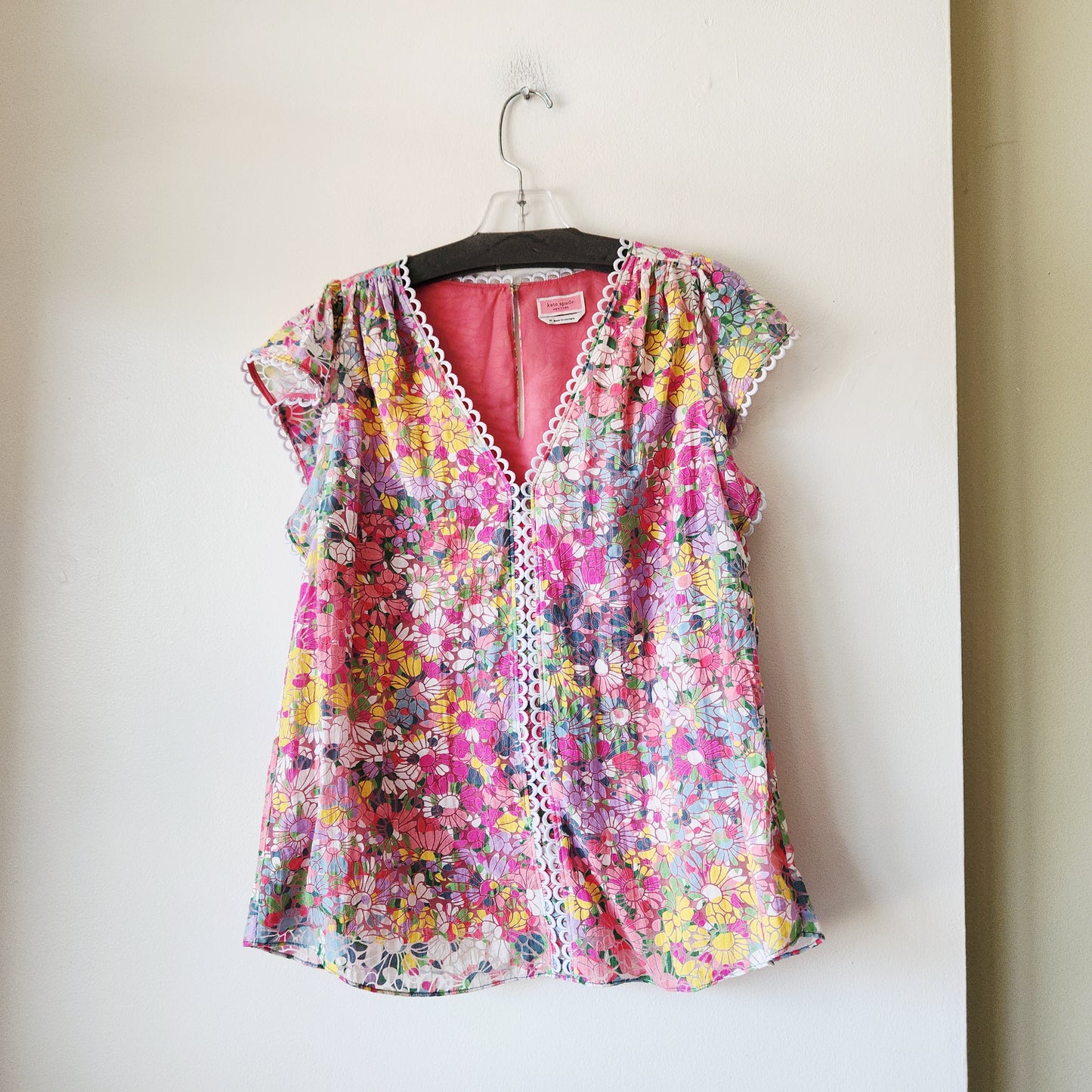Kate Spade Floral Top - M