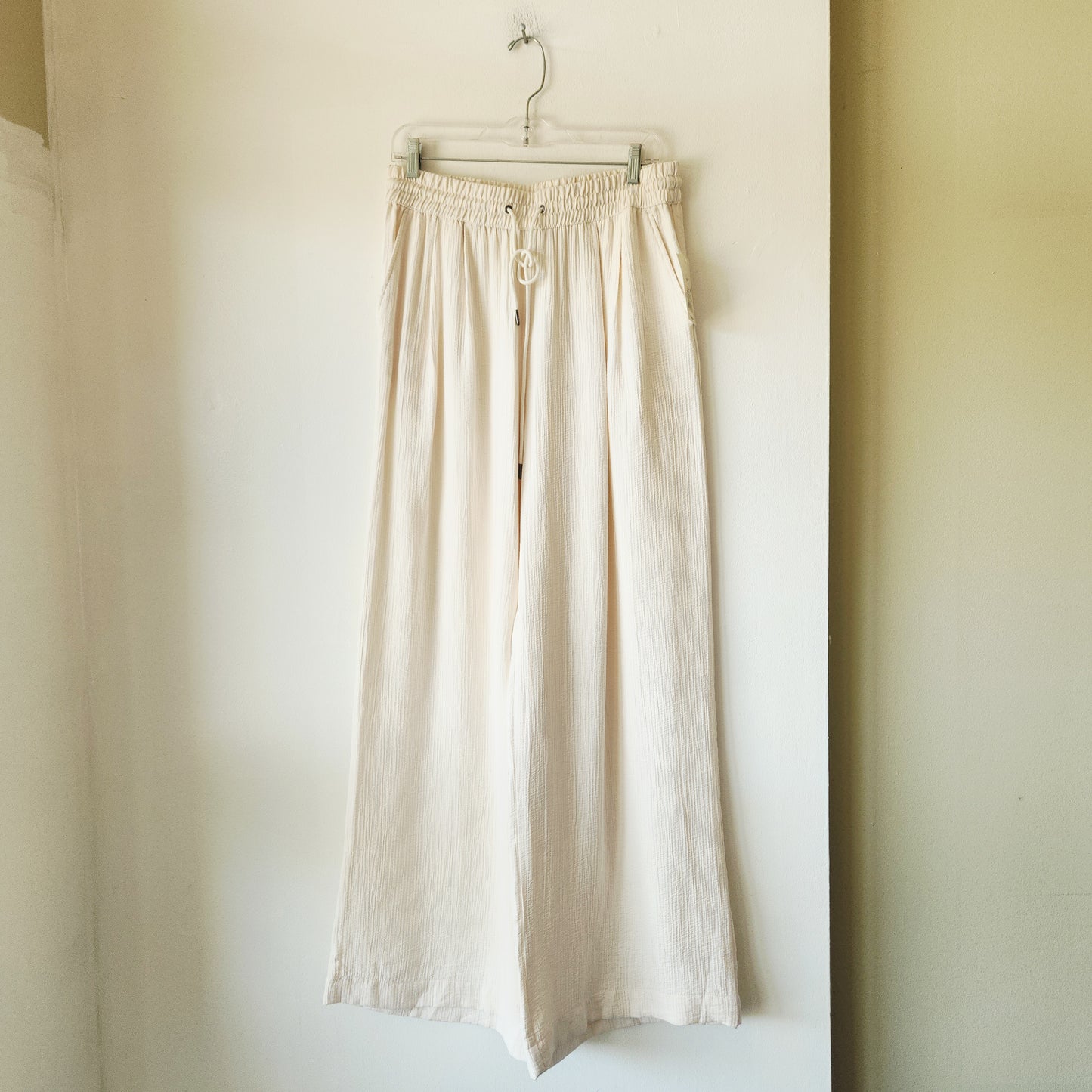 A New Day Wide Leg Drawstring Pants - M - New