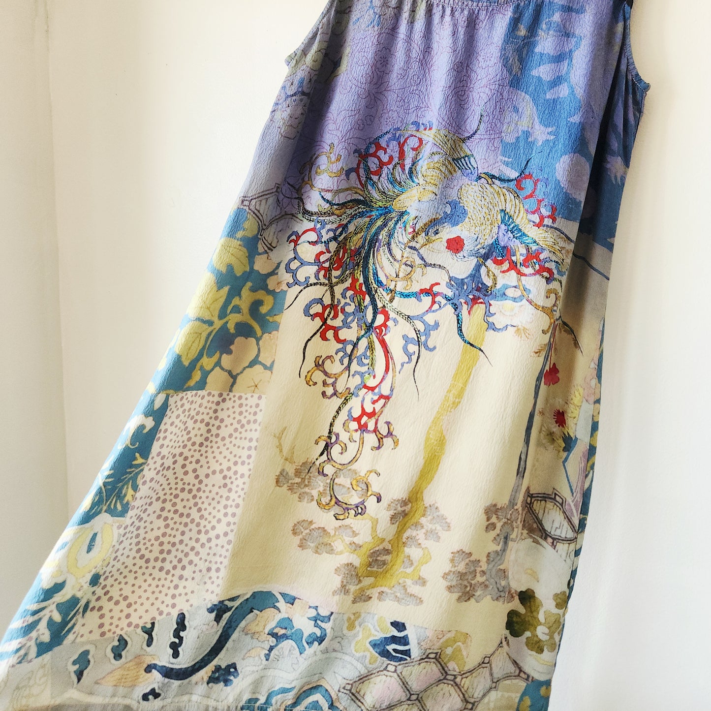 Citron 100% Silk Sleeveless Dress - S