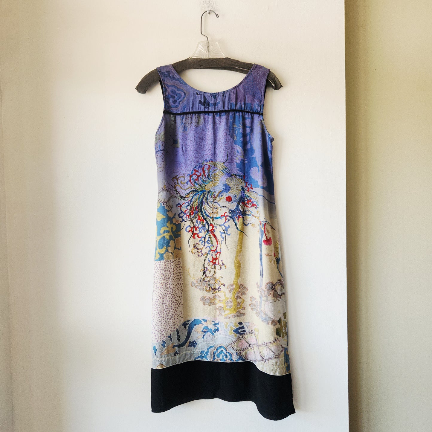 Citron 100% Silk Sleeveless Dress - S