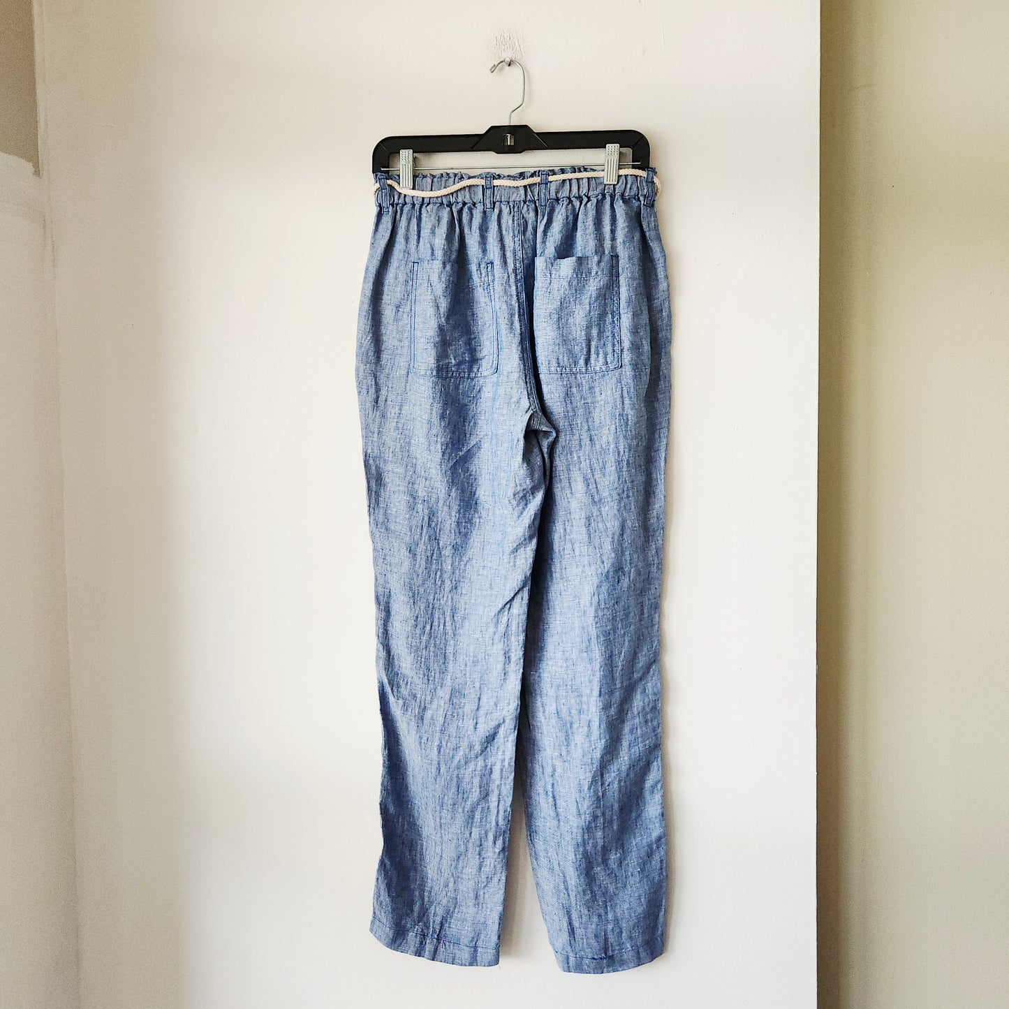C&C California 100% Linen Pants with Rope Belt - S