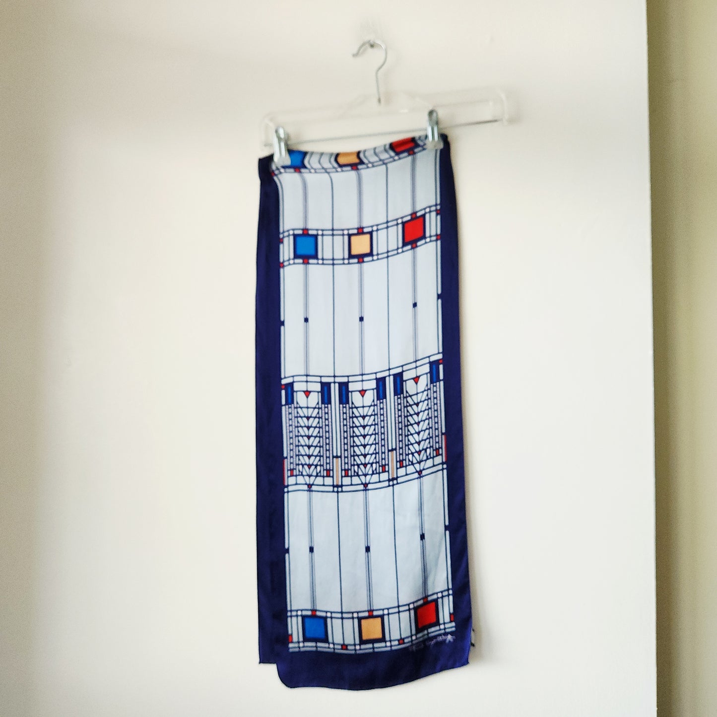 Museum of Modern Art Frank Lloyd Wright 100% Silk Scarf