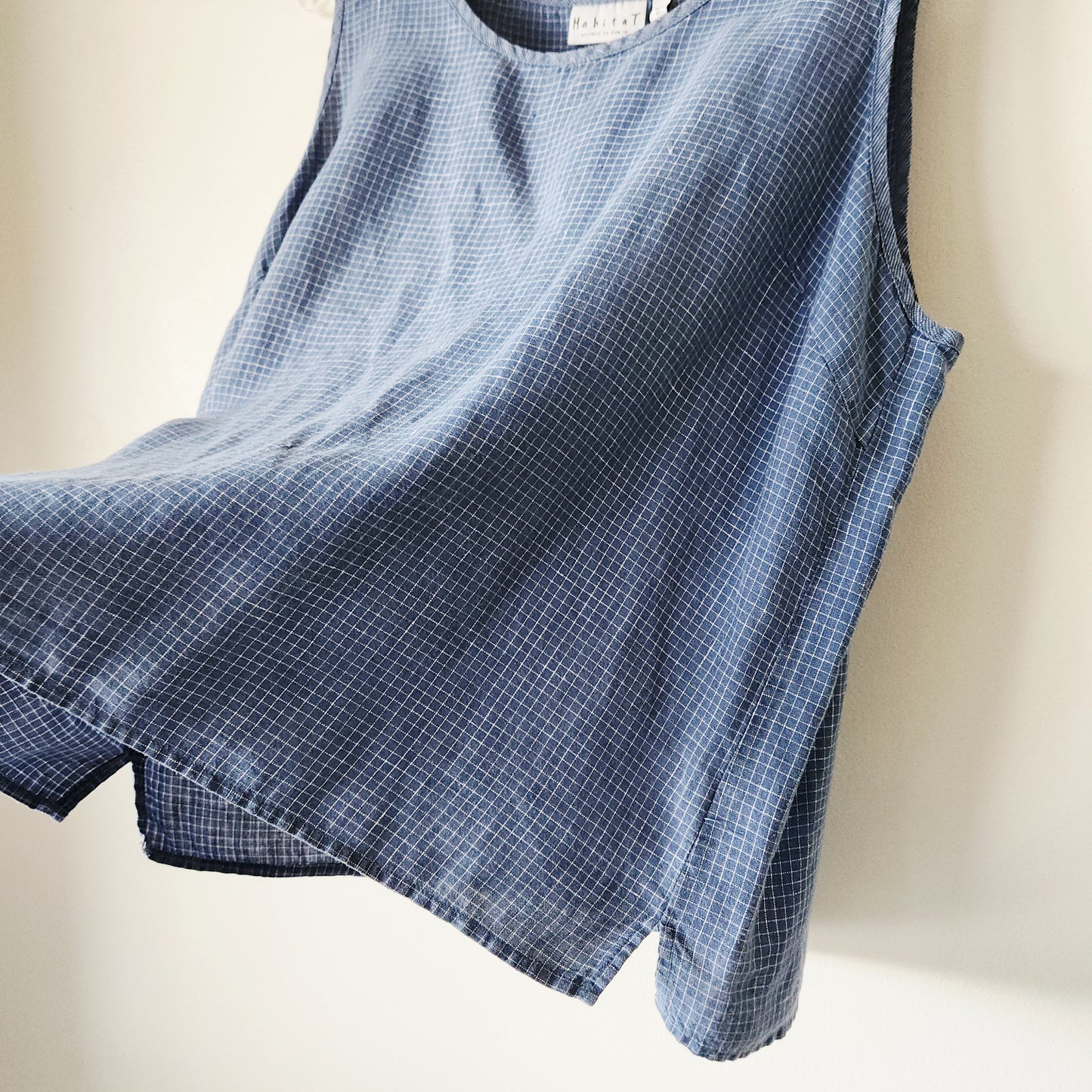 Habitat 100% Linen Boxy Sleeveless Top - XL