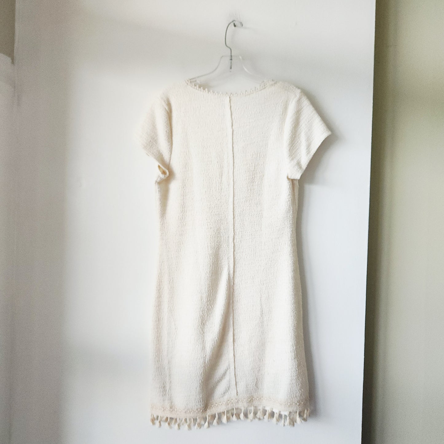 Dolan Textured Dress with Tassle Detail - M - New