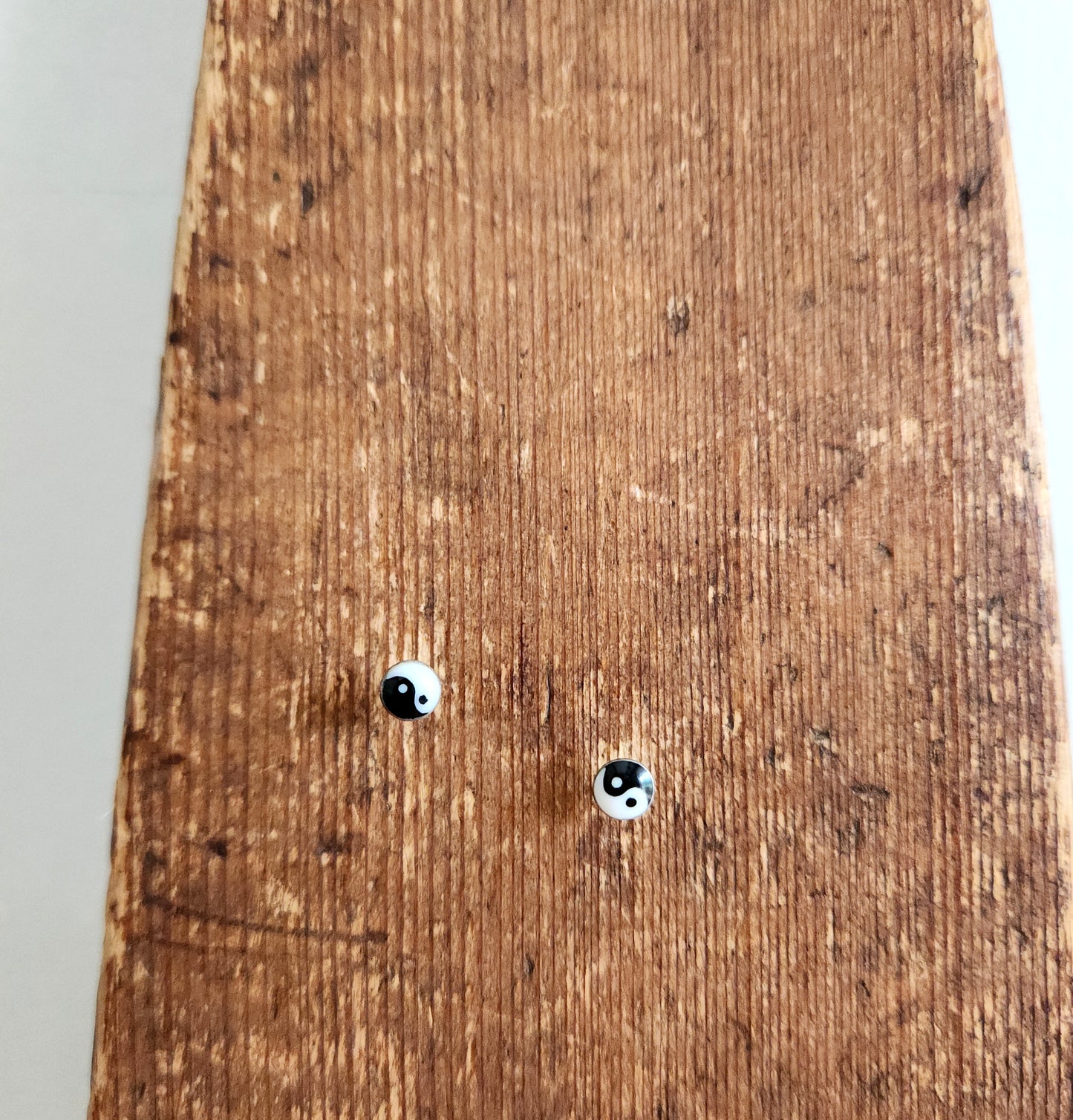 Yin Yang Mini Stud Earrings