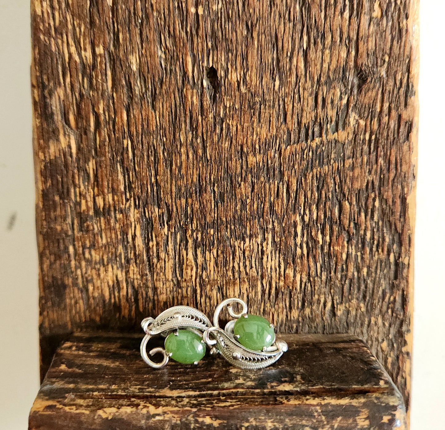 Vintage Sterling Silver Screwback Earrings