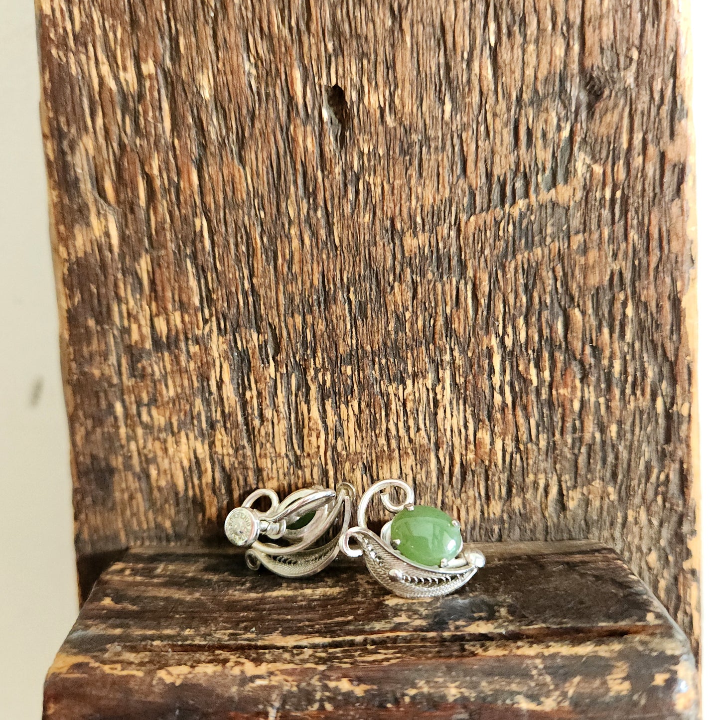 Vintage Sterling Silver Screwback Earrings