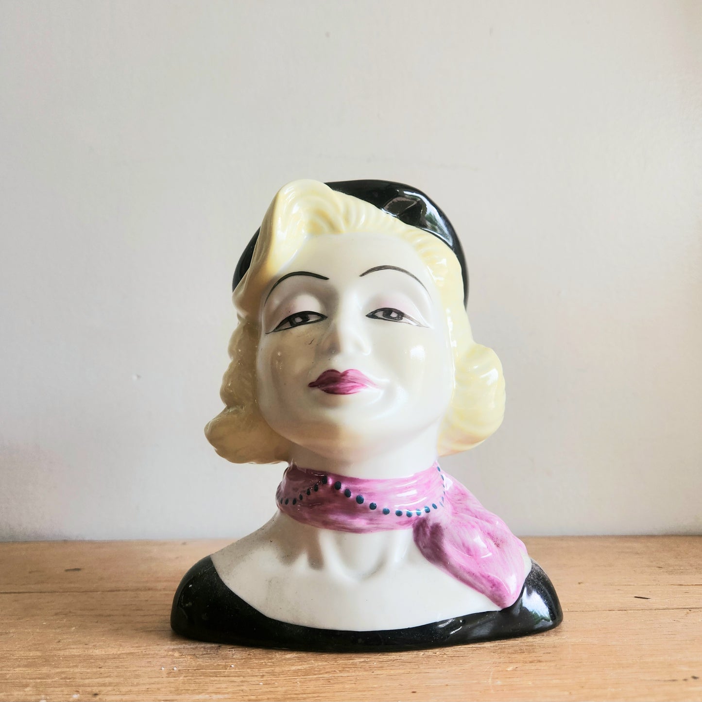 Ceramic Marilyn Monroe Inspired Head Vase