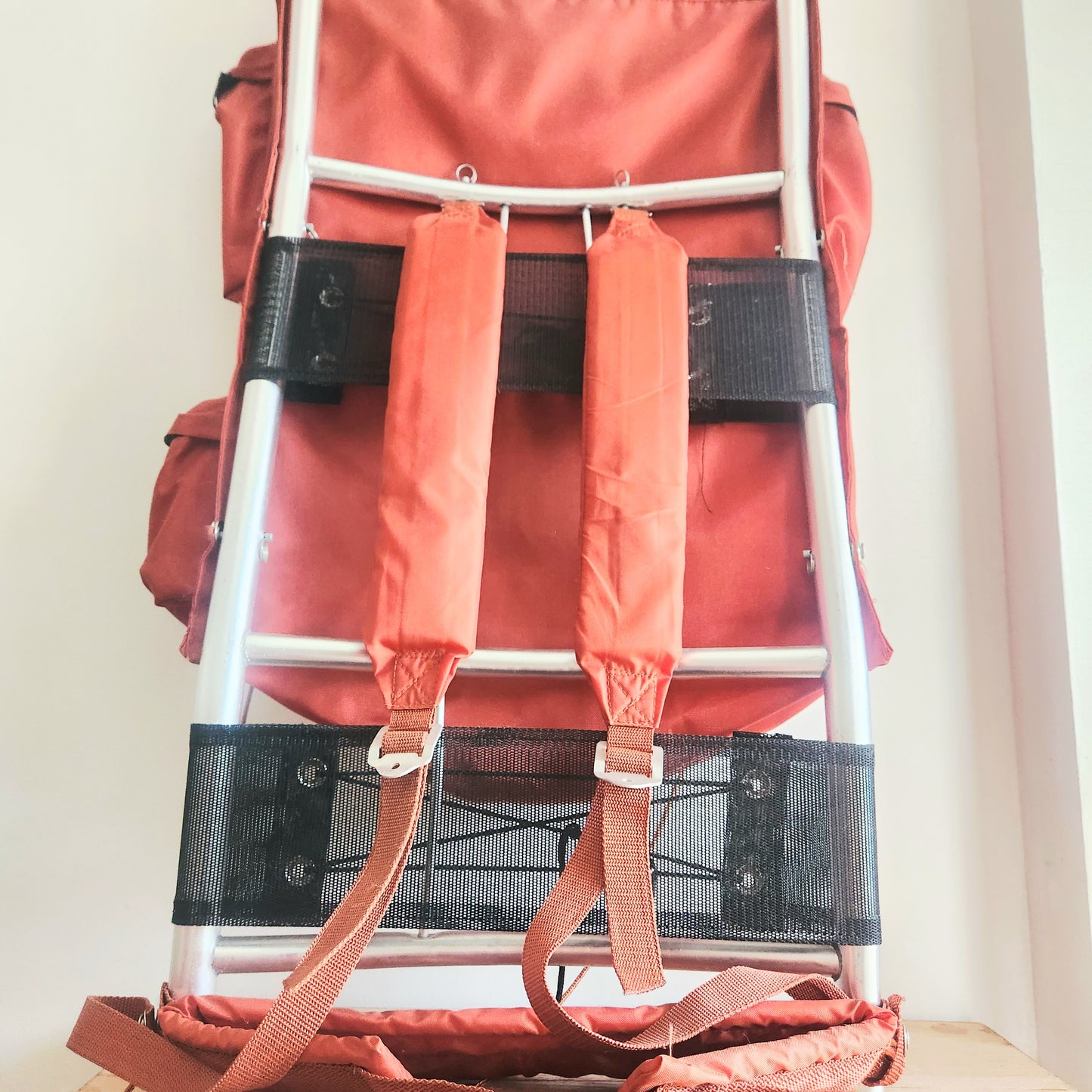 Vintage Hiking Backpack Sunbacker Burnt Orange