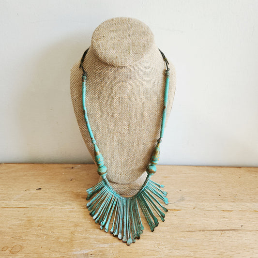Patina Statement Necklace