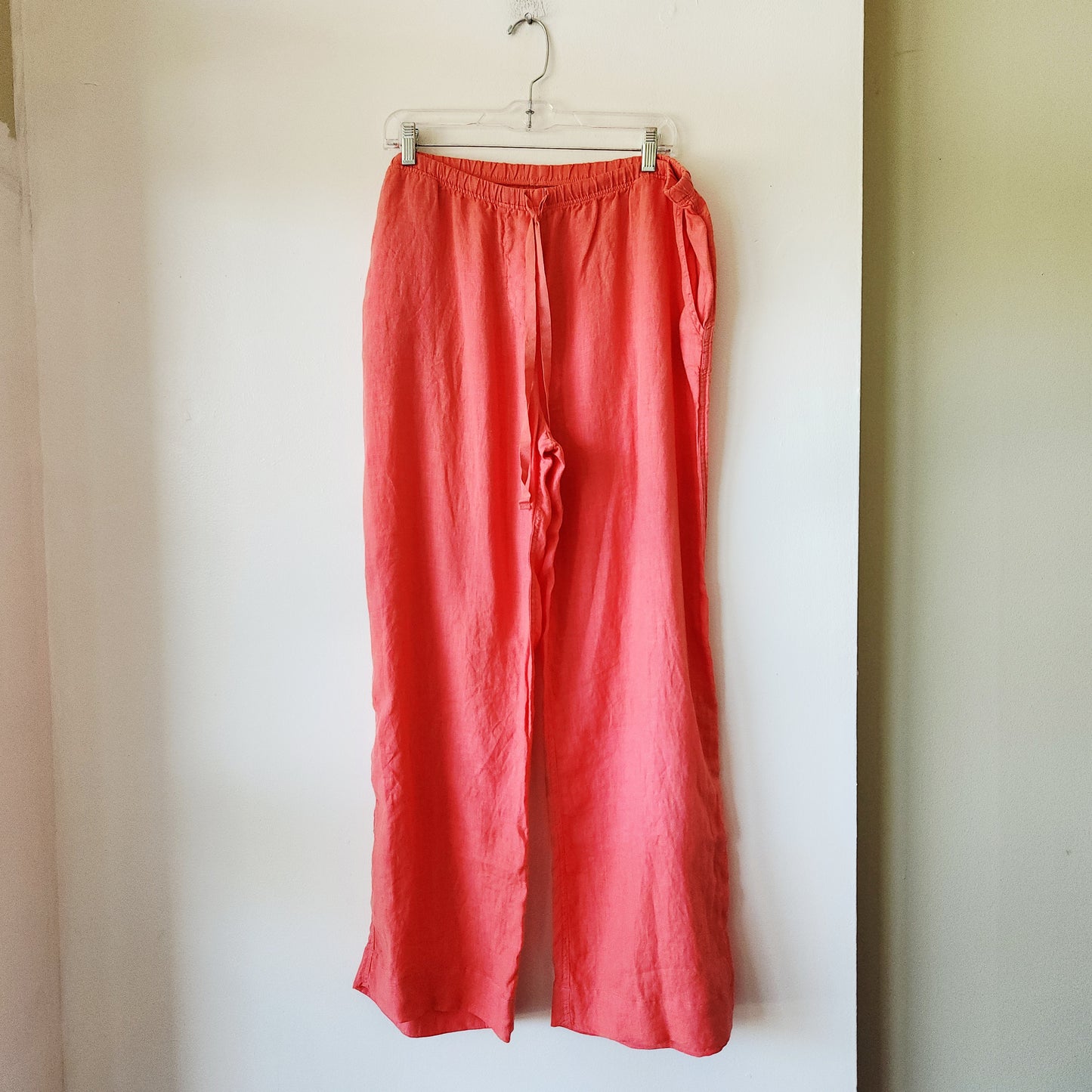 Velvet by Jenny Graham 100% Linen Drawstring Pants - XL