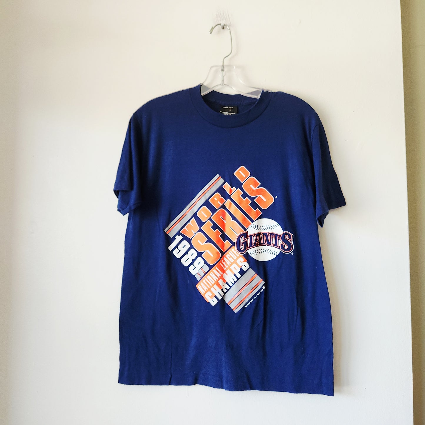 Vintage 1989 Giants World Series Tee - approx M