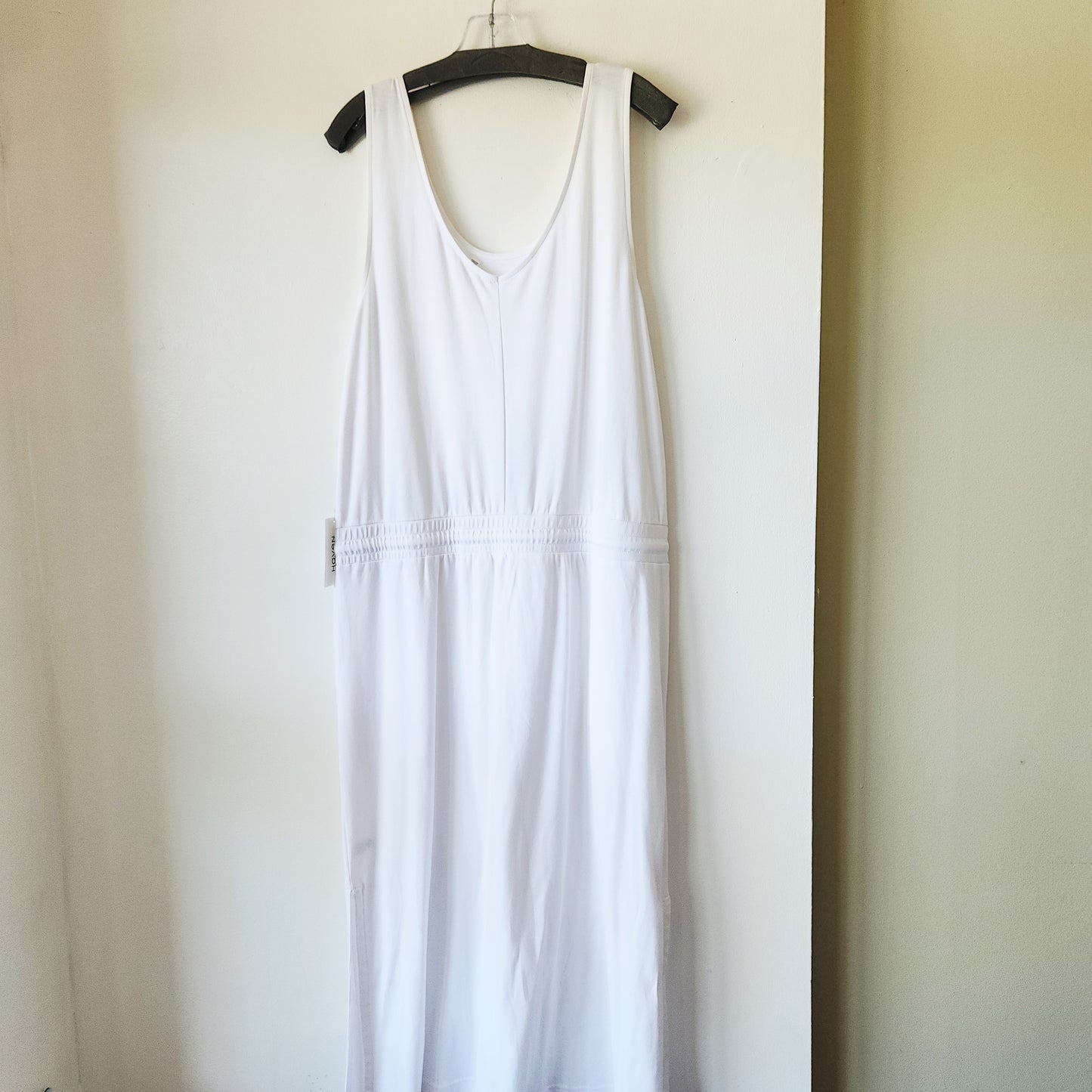 Haven Well Within 100% Cotton White Drawstring Waist Dress - XL - New