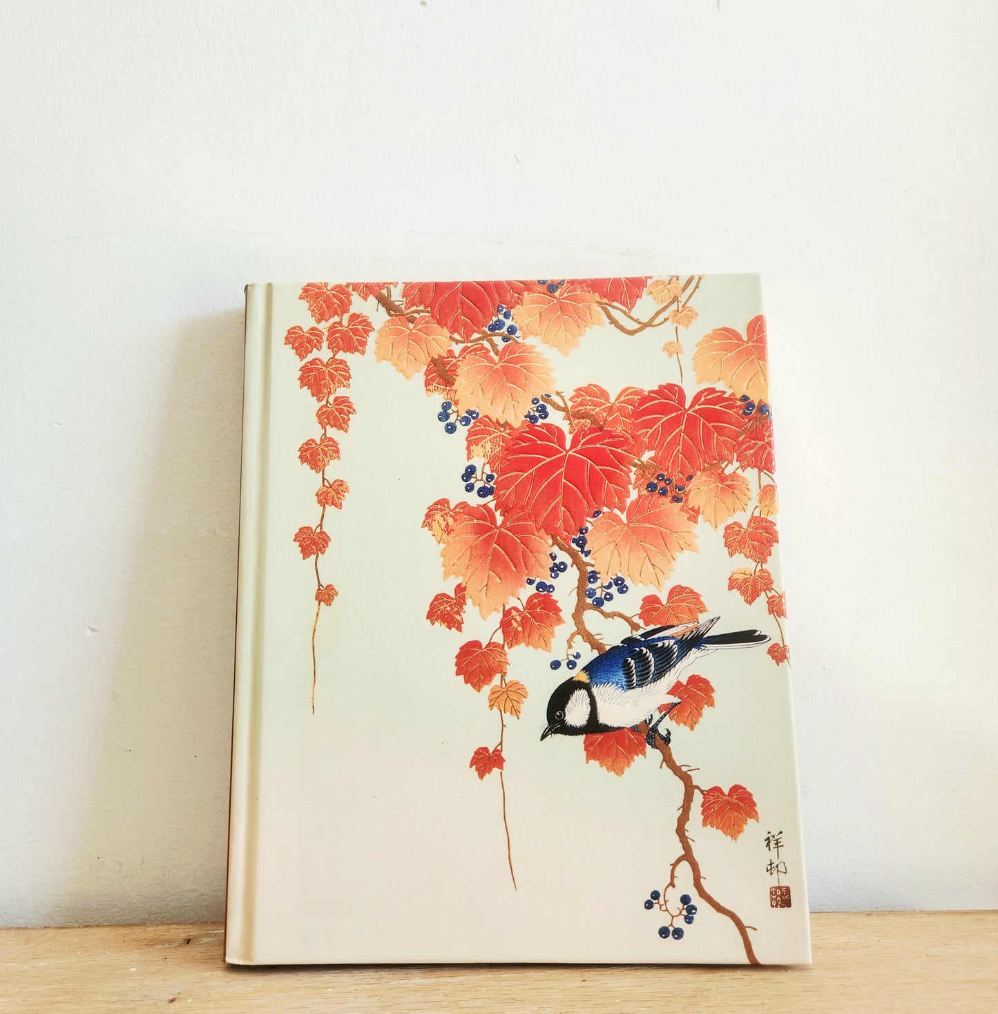 Bird with Red Ivy Journal 192 Pages Hardback