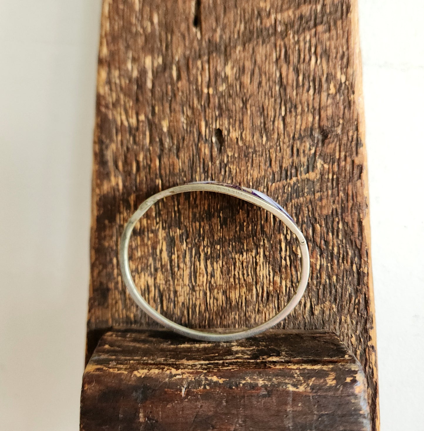 Alpaca Mexico Inlay Bracelet