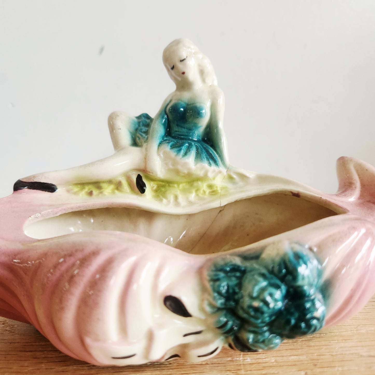 Vintage MCM Ballerina Planter Ceramic