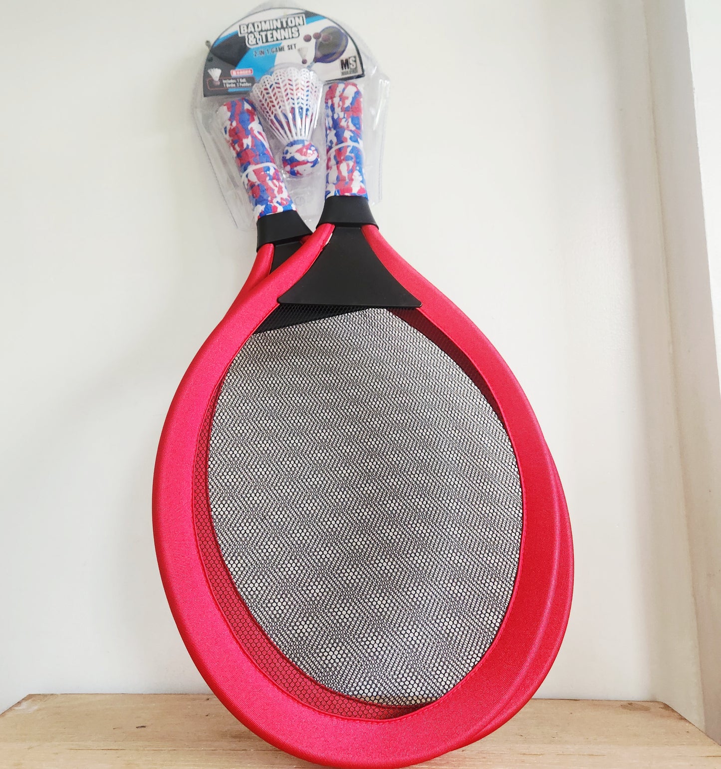 Jumbo Mesh Badminton & Tennis Set
